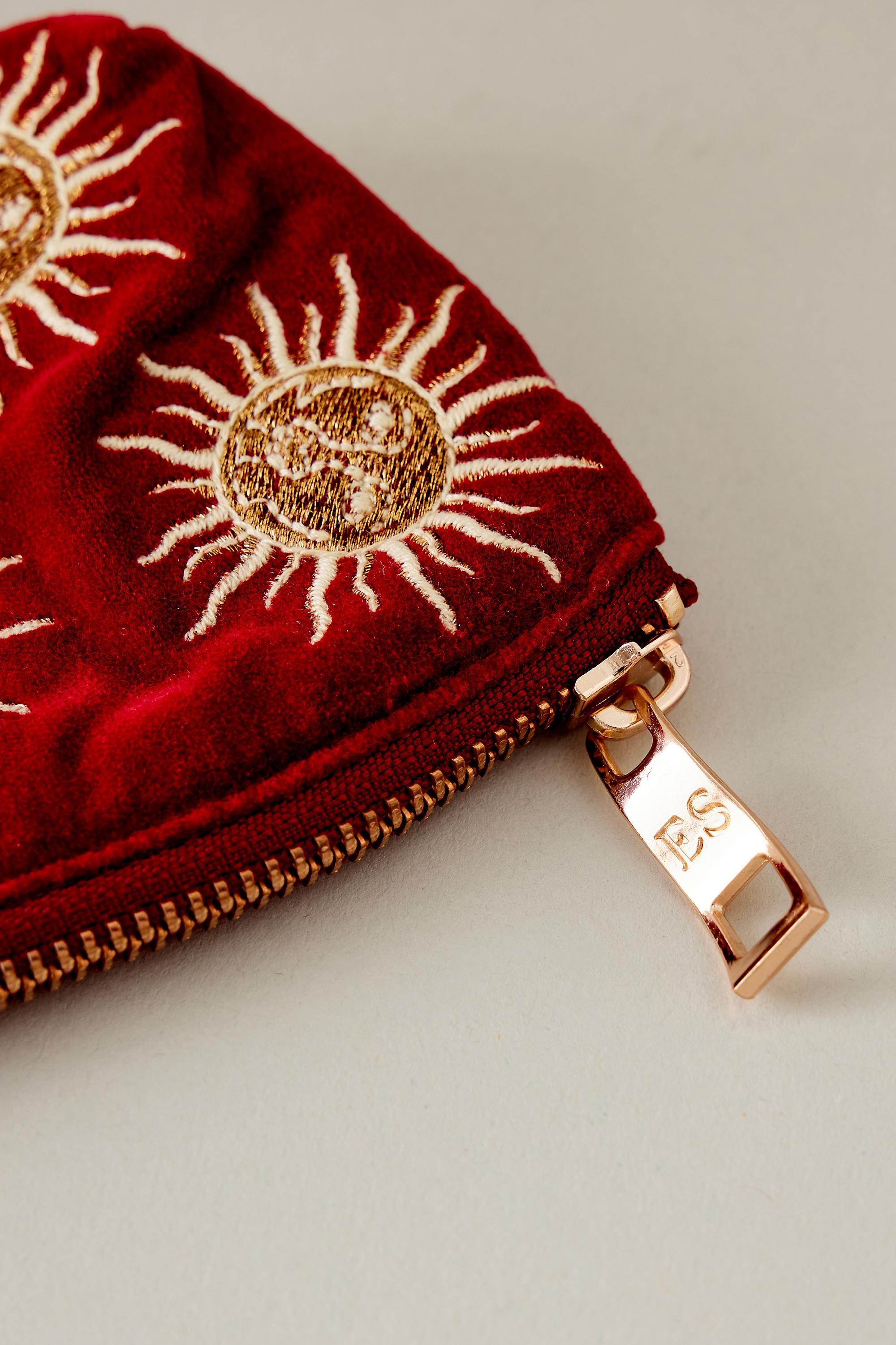 Uk Eliz Scar Sun Coin Purse, Red, , large image number 2