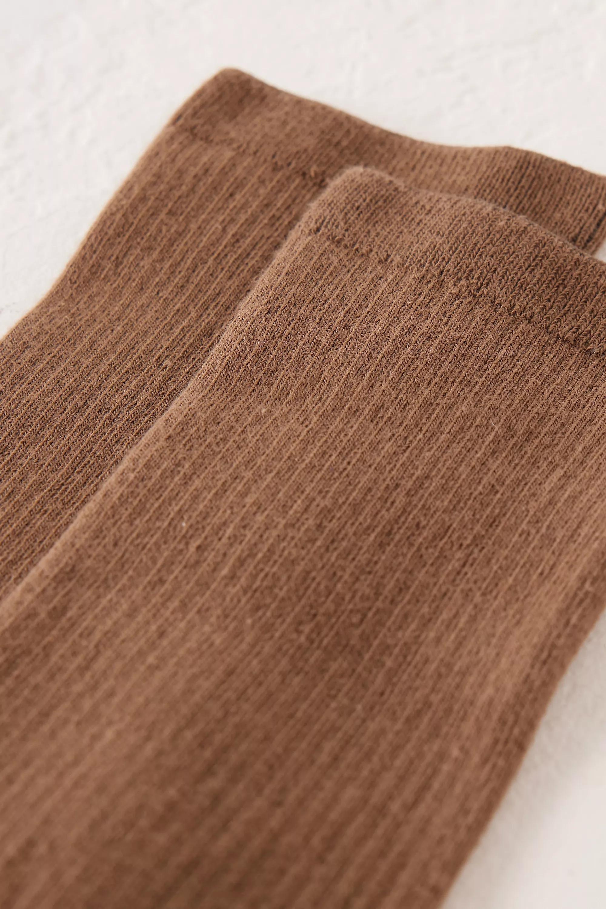 Colorful Standard Mid-Calf Socks, Brown, , large image number 4