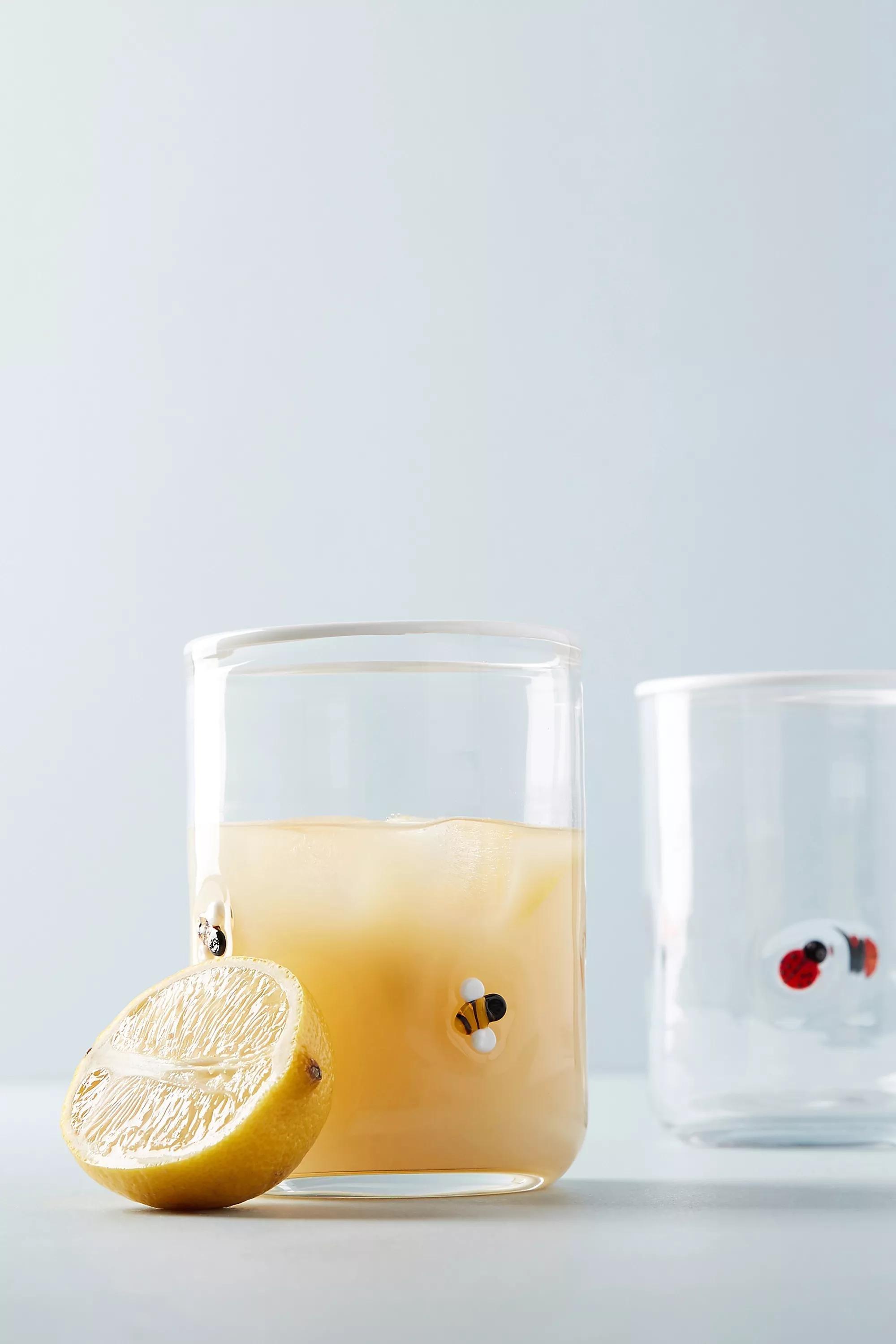 Lola Juice Tumbler Icon Glass, Yellow, A501_0079, large image number 1