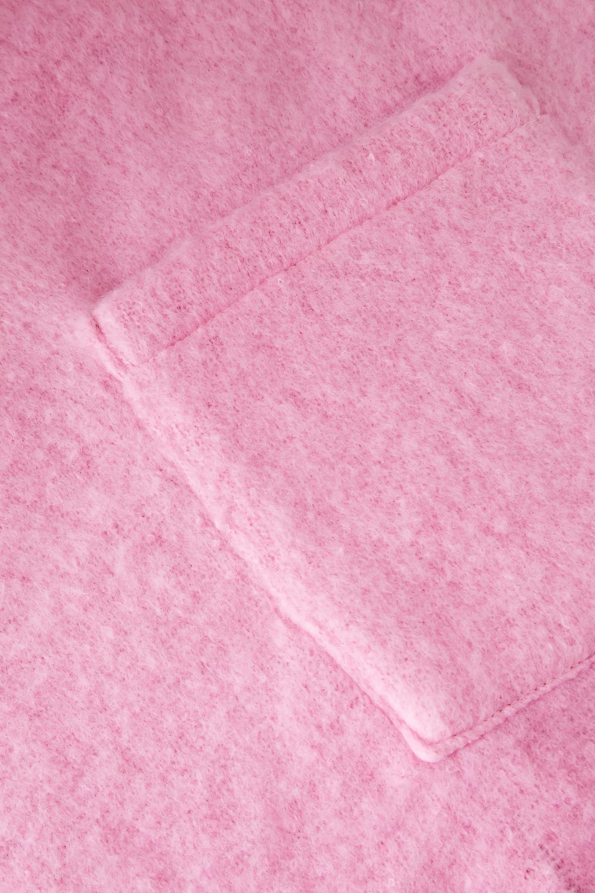 Oversized Tassel Pocket Scarf, Pink, A501_0066, large image number 1