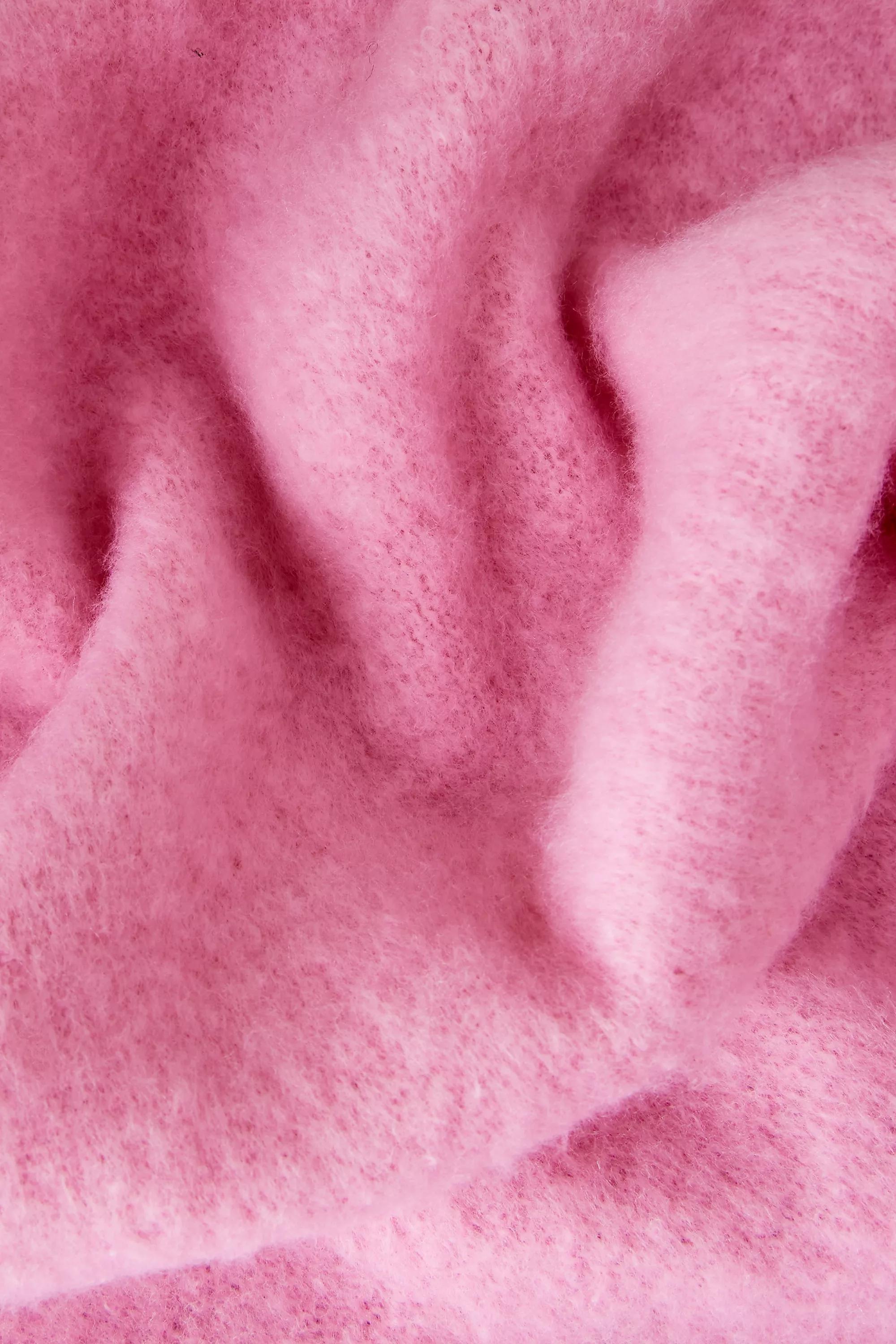 Oversized Tassel Pocket Scarf, Pink, A501_0066, large image number 2