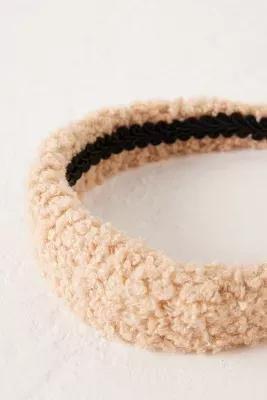Becksondergaard Teddy Texture Headband, Beige, A501_0016, large image number 3