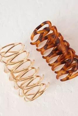 Hair Claw, Set Of 2, Multicolour, A501_0000, large image number 4