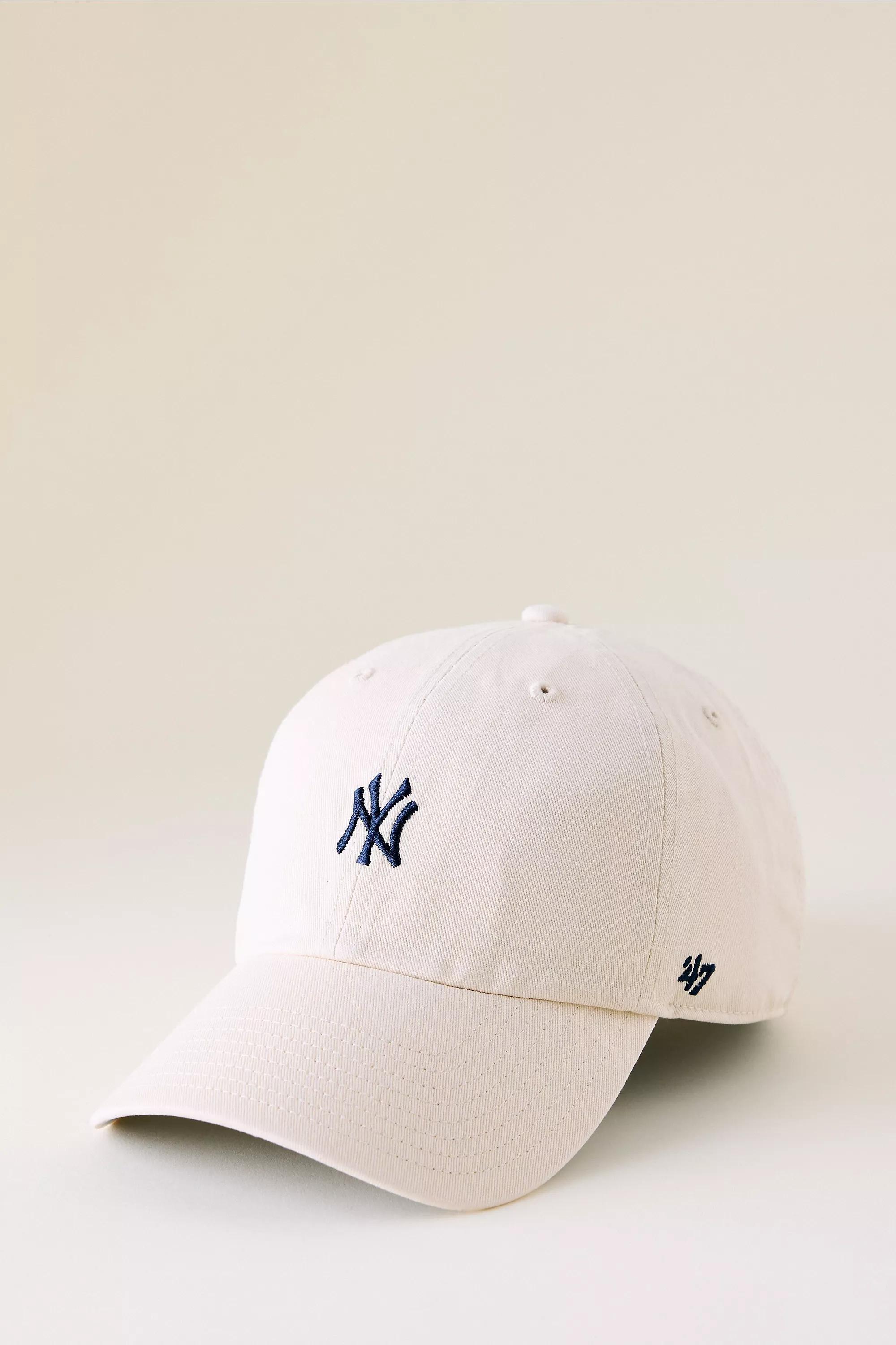 47 Yankees Baseball Cap, White, A501_0014, medium