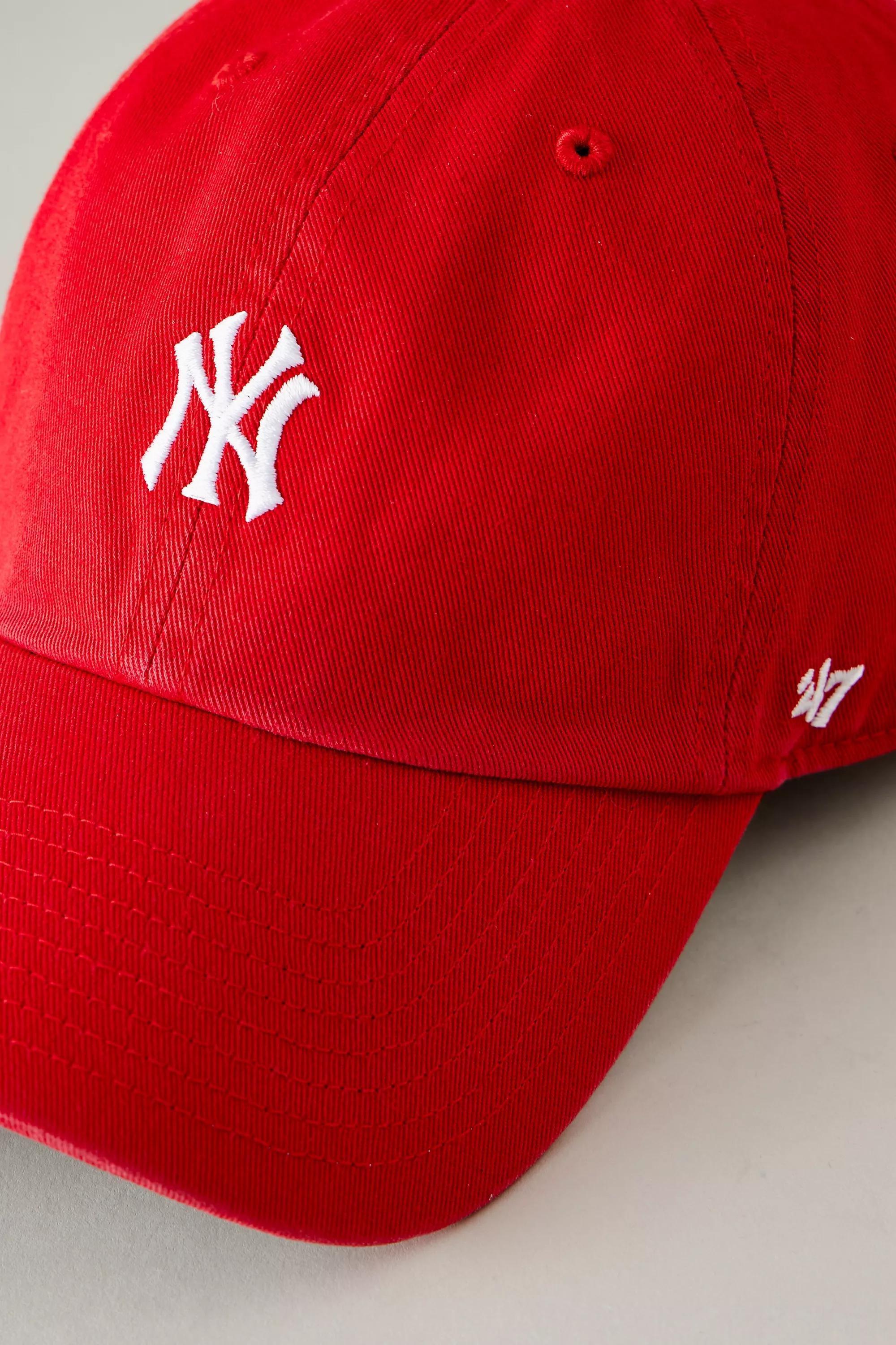 Anthropologie Embroidered Baseball Cap, Red, A501_0060, large image number 1