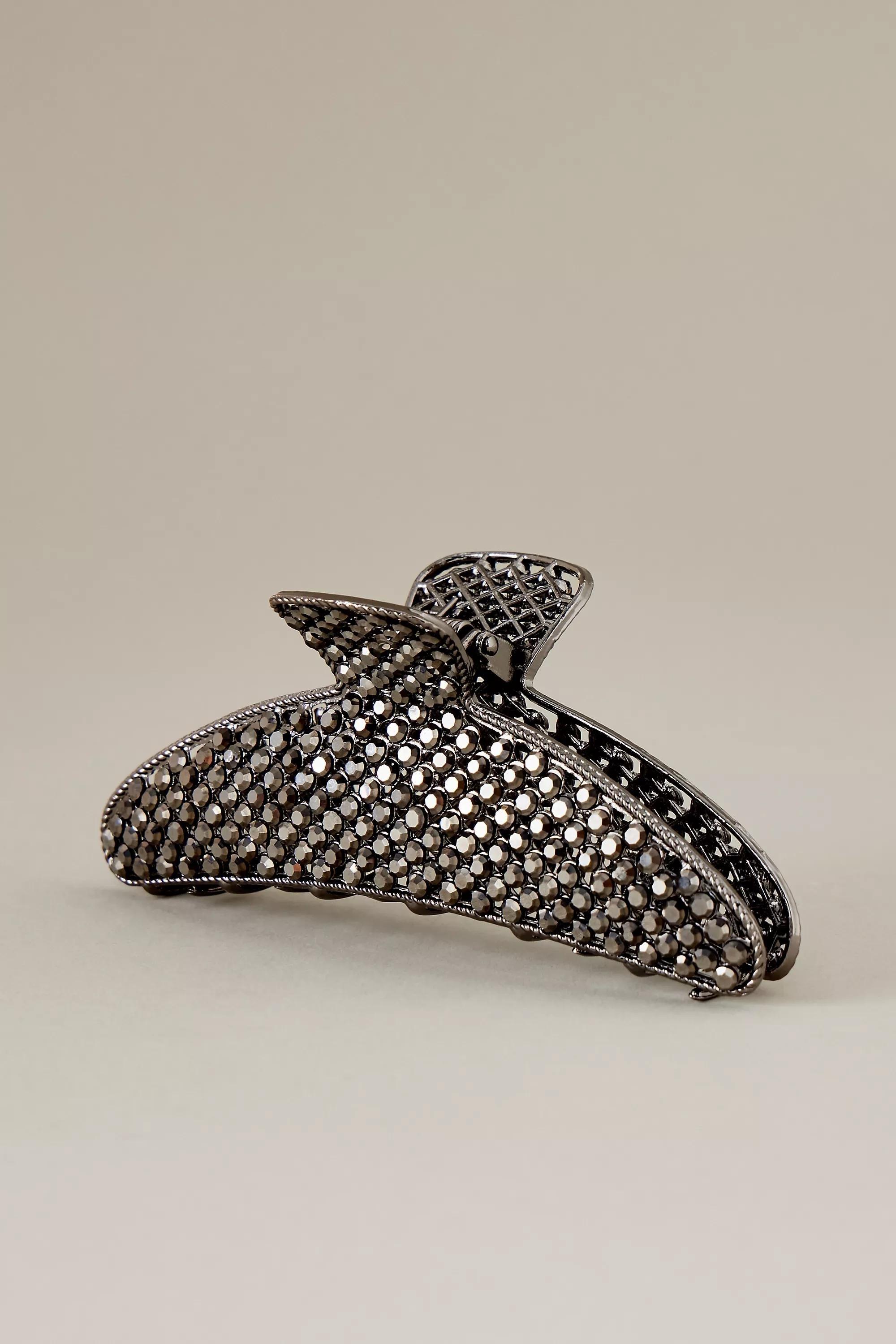 Sparkle Hair Clip, Black, A501_0001, large image number 3