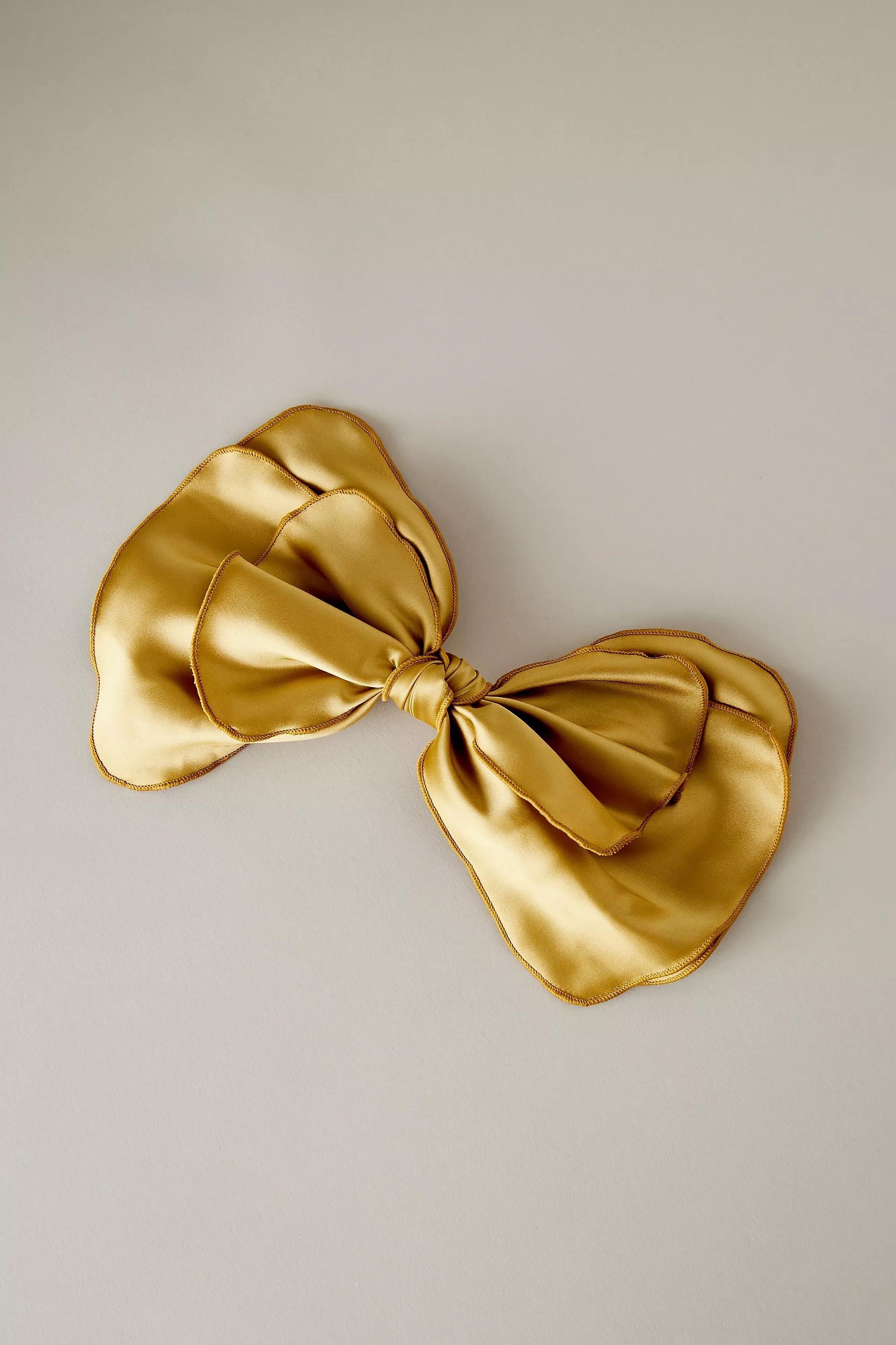 Green Shiny Layered Bow, A501_0237, large image number 0