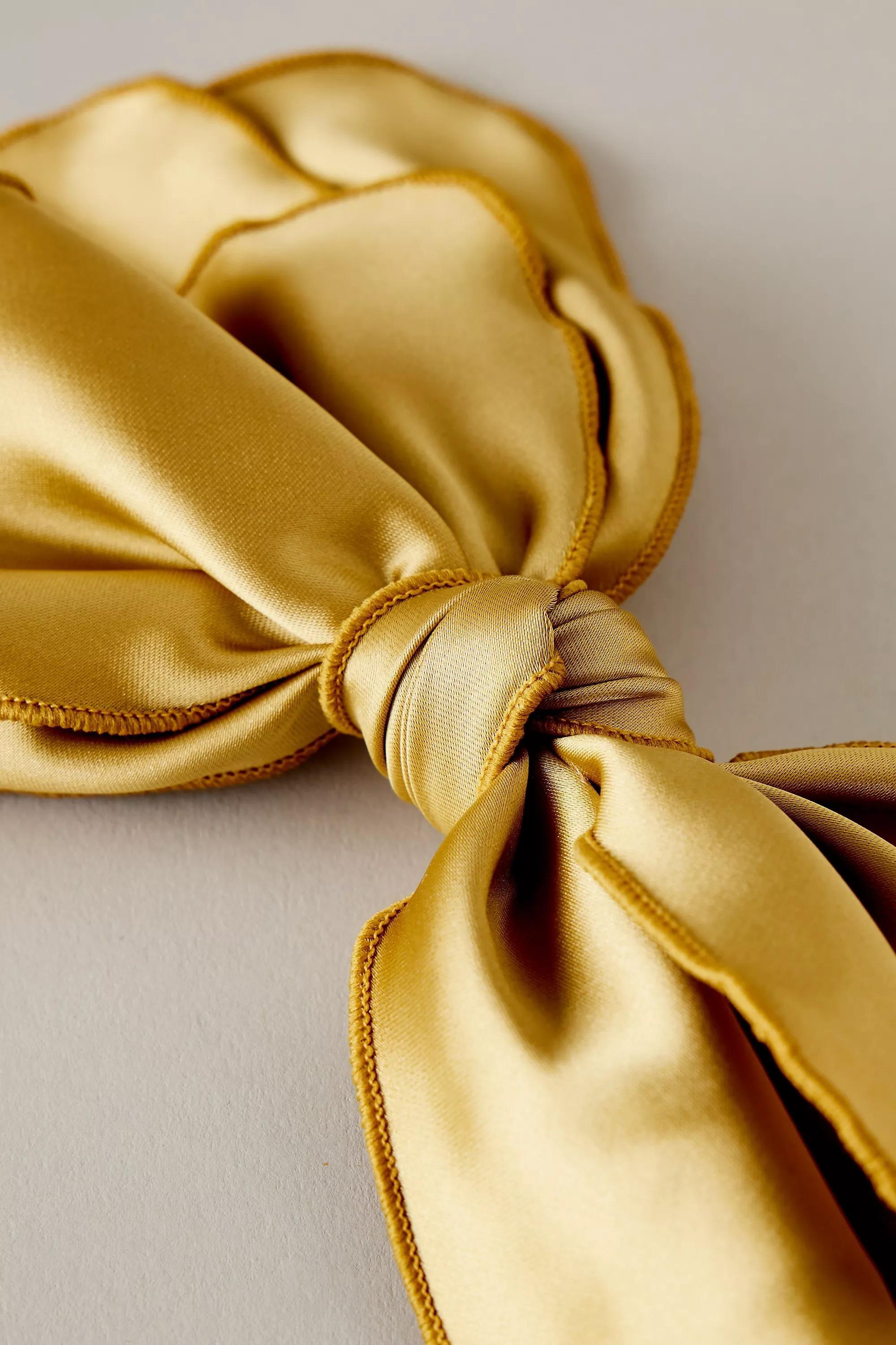 Green Shiny Layered Bow, A501_0237, large image number 1
