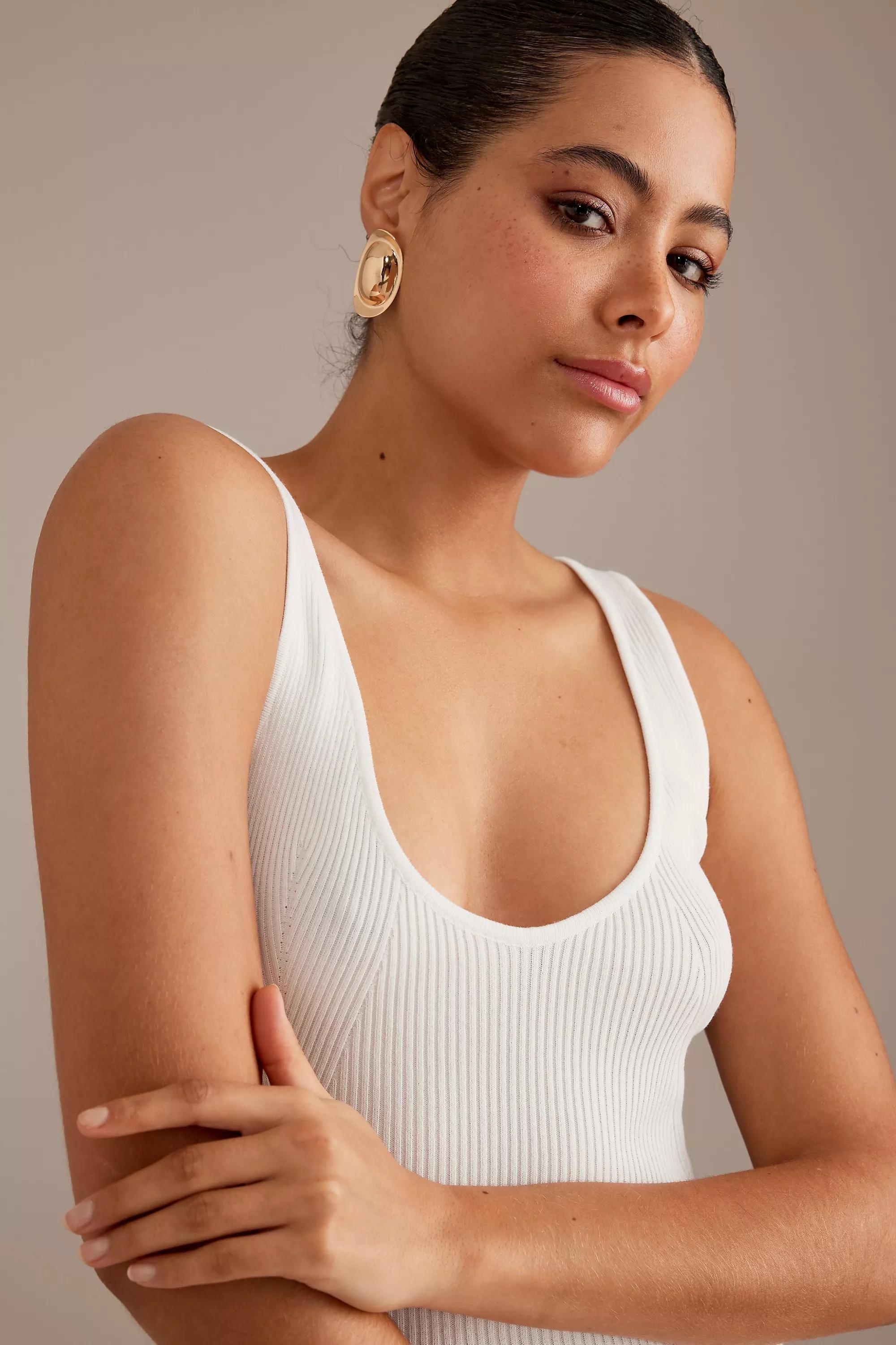 Bardot Audra Sleeveless Scoop Neck Midi Dress, White, , large image number 4