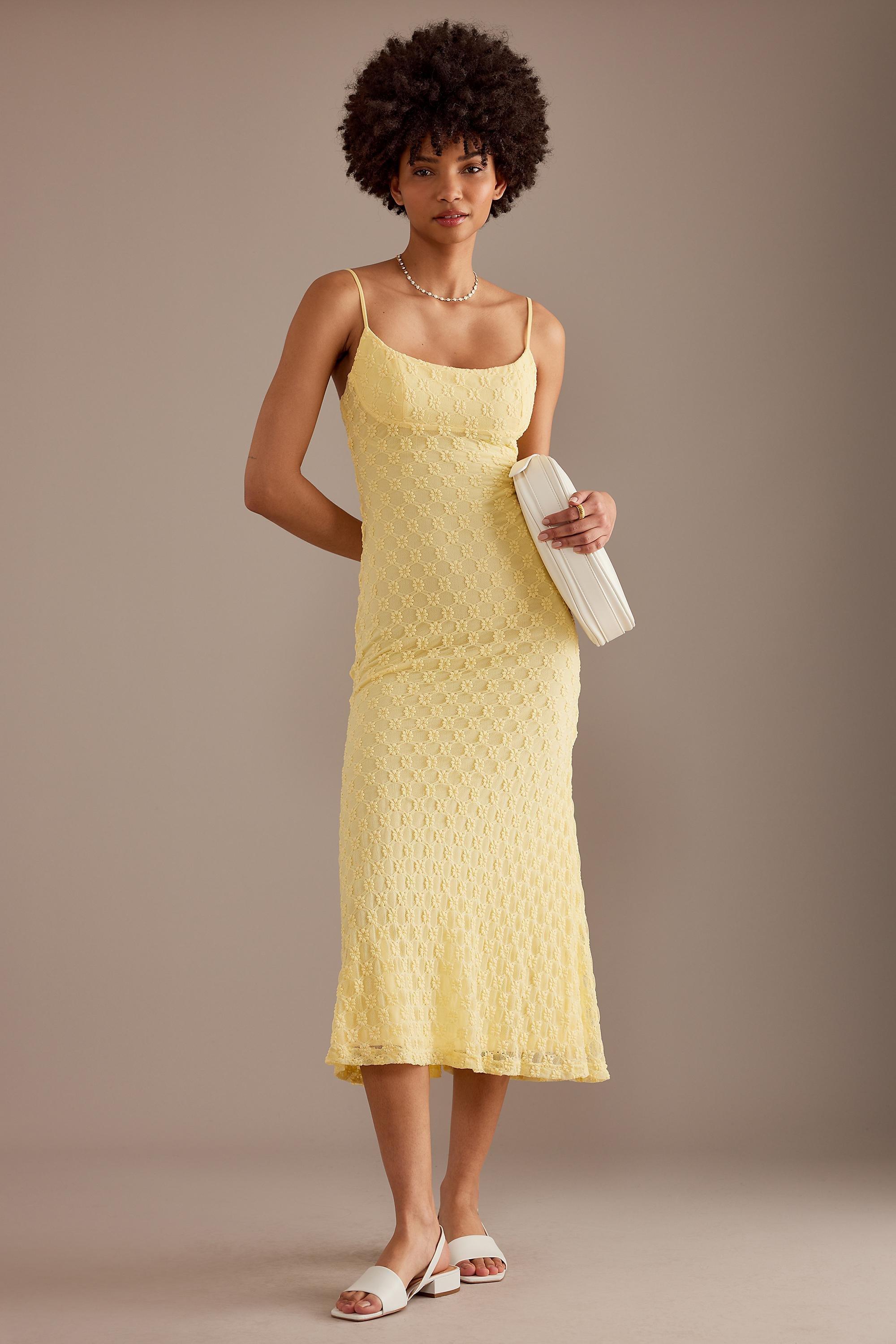 Bardot Adoni Sleeveless Midi Dress, Yellow, , large image number 0