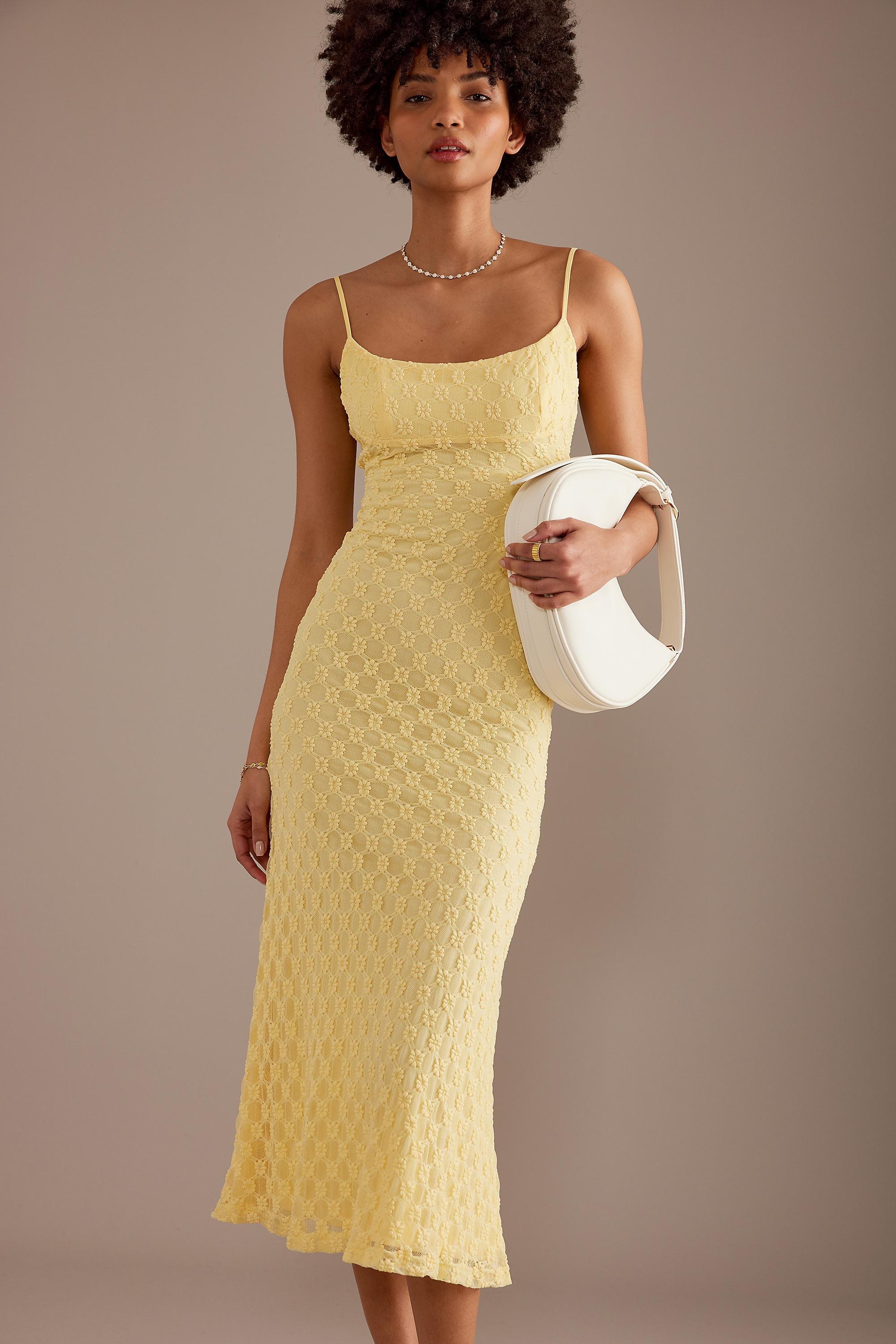 Bardot Adoni Sleeveless Midi Dress, Yellow, , large image number 2