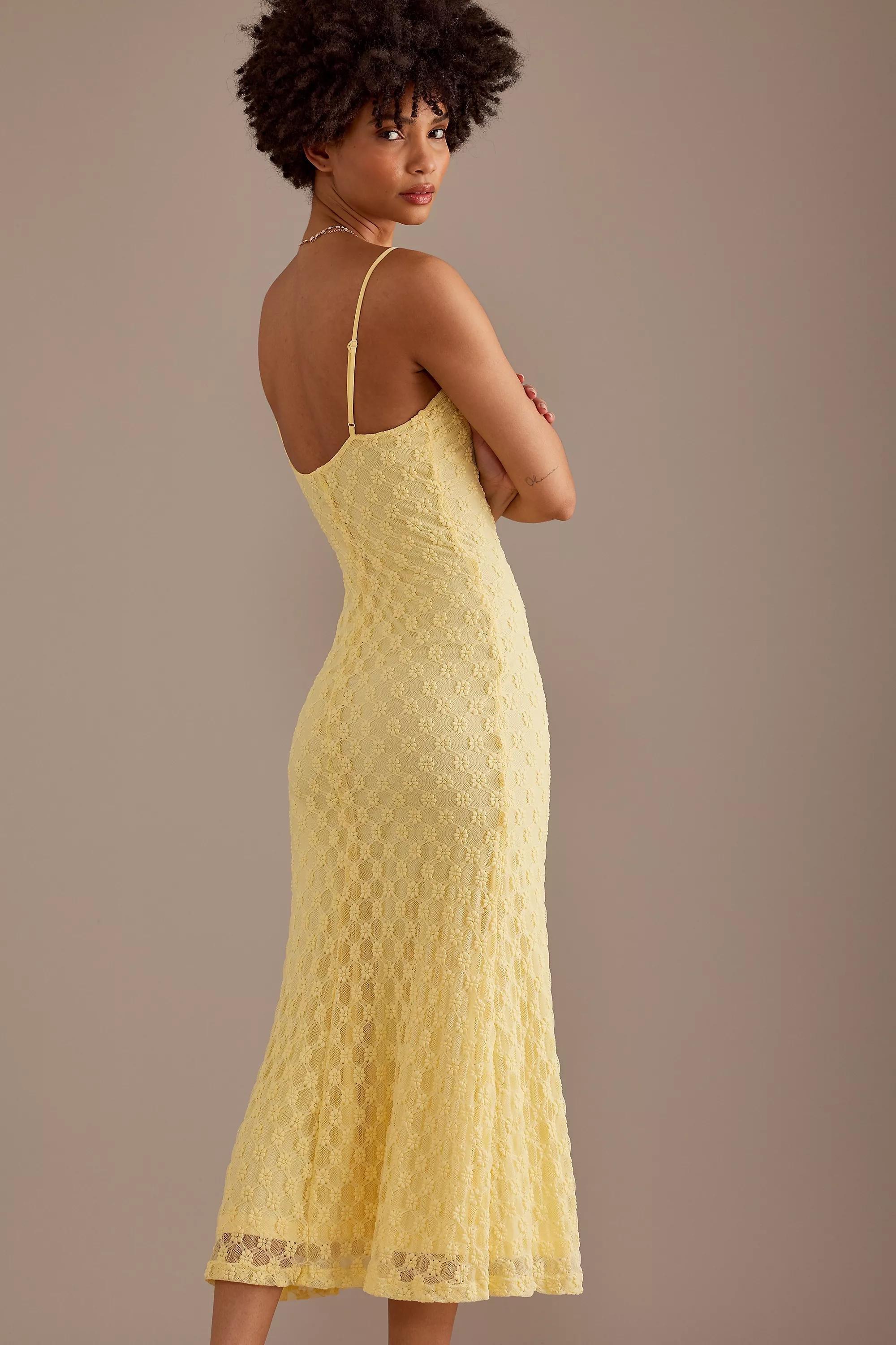 Bardot Adoni Sleeveless Midi Dress, Yellow, , large image number 4