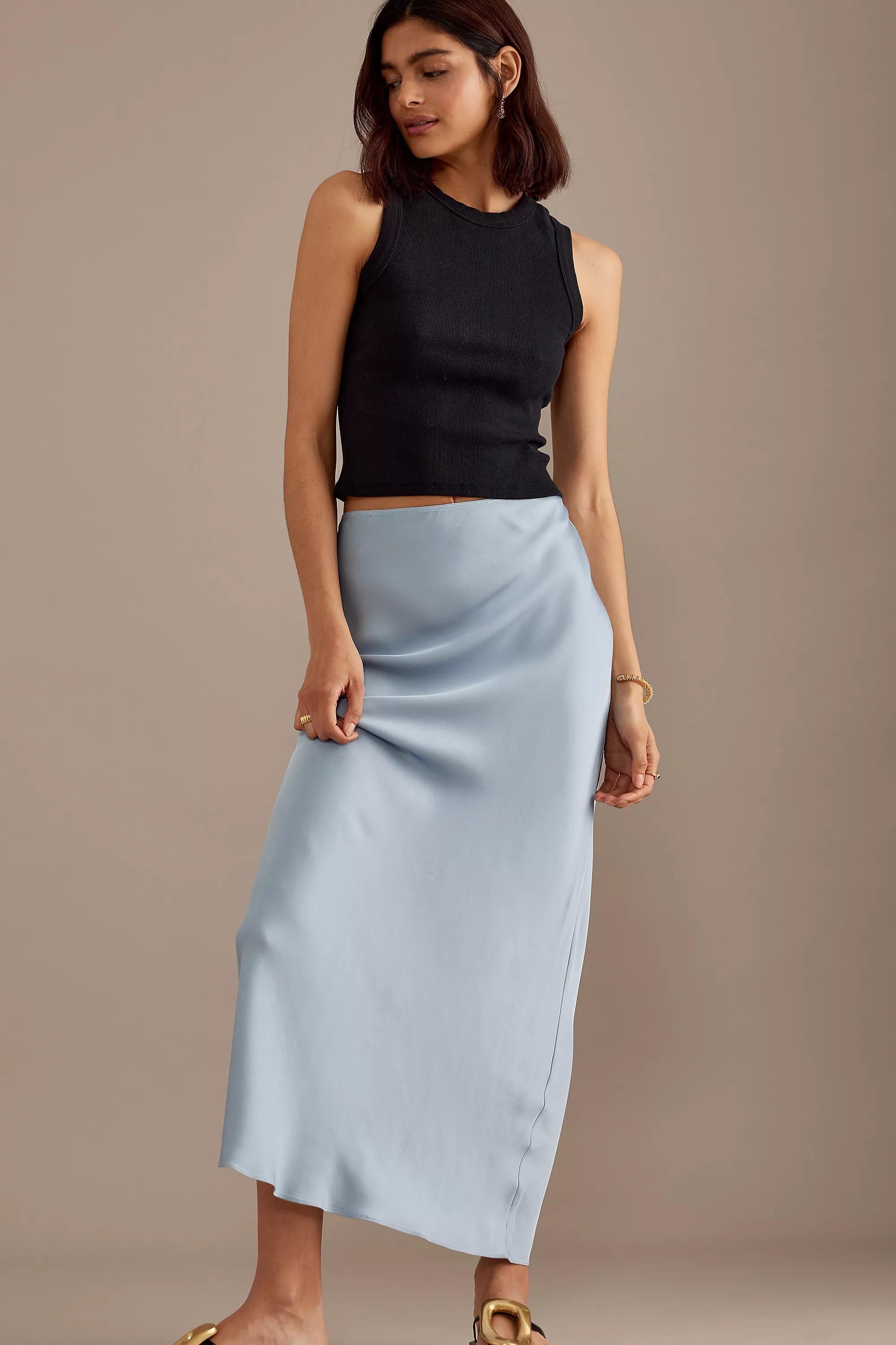 Anthropologie Slip Maxi, Blue, , large image number 4