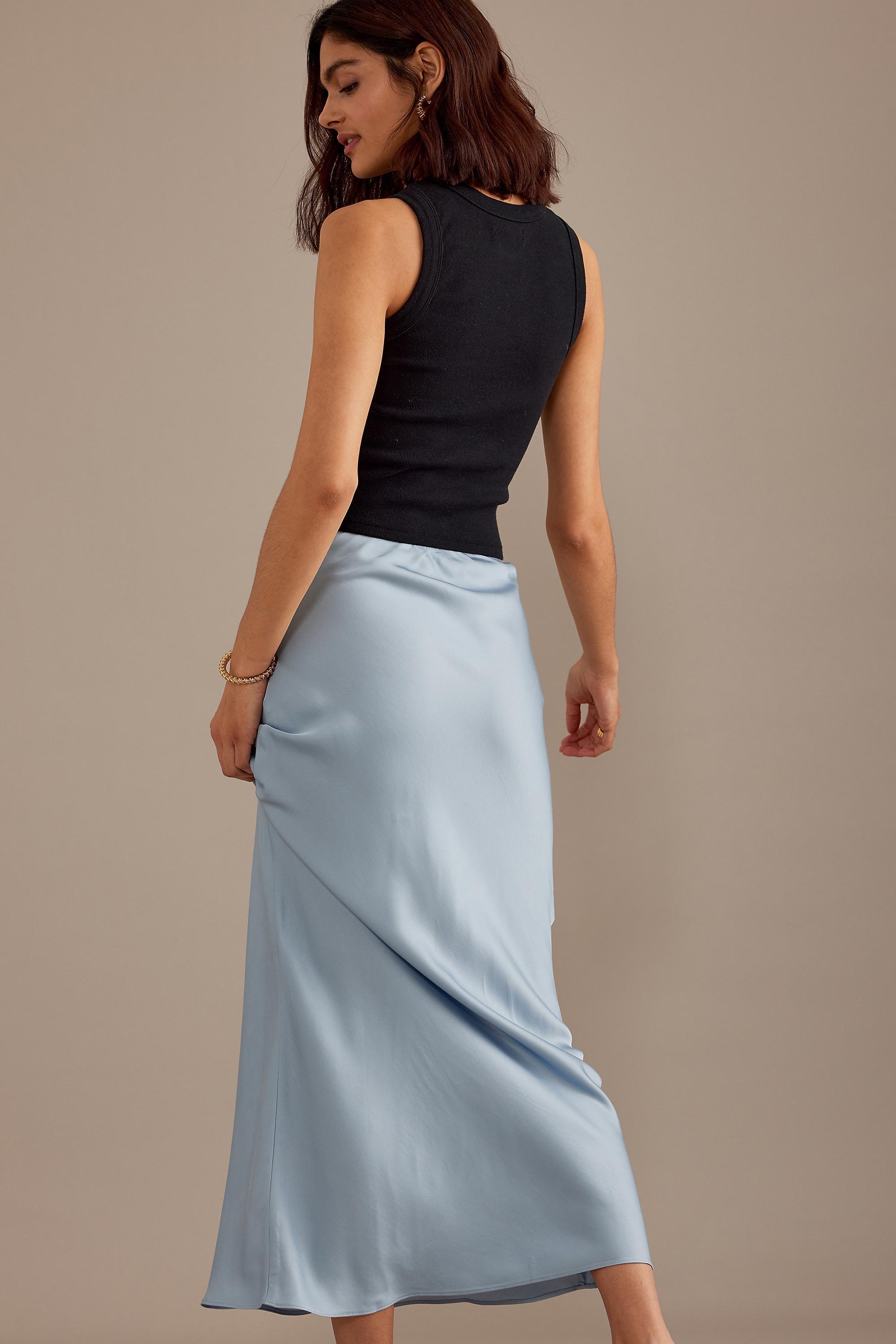 Anthropologie Slip Maxi, Blue, , large image number 5