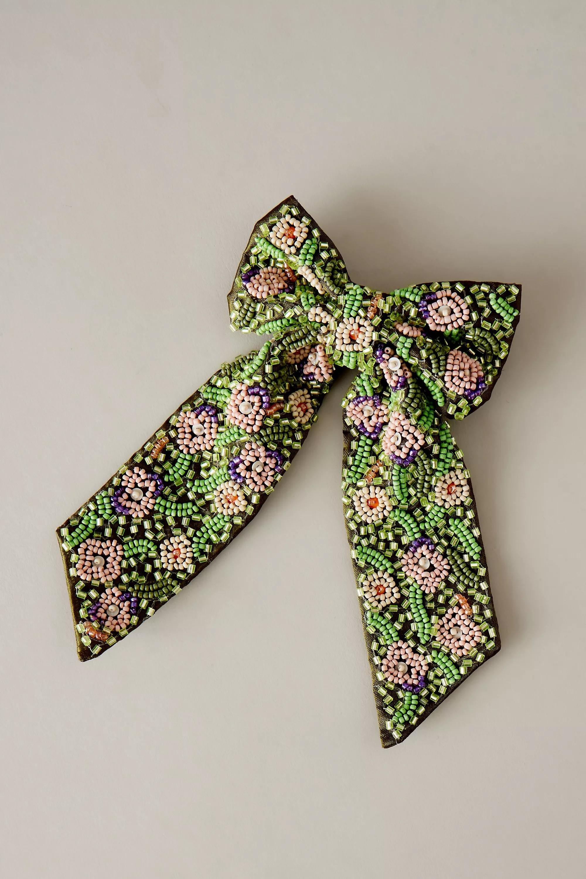 Anthropologie Bow, Green, A501_0030, large image number 0