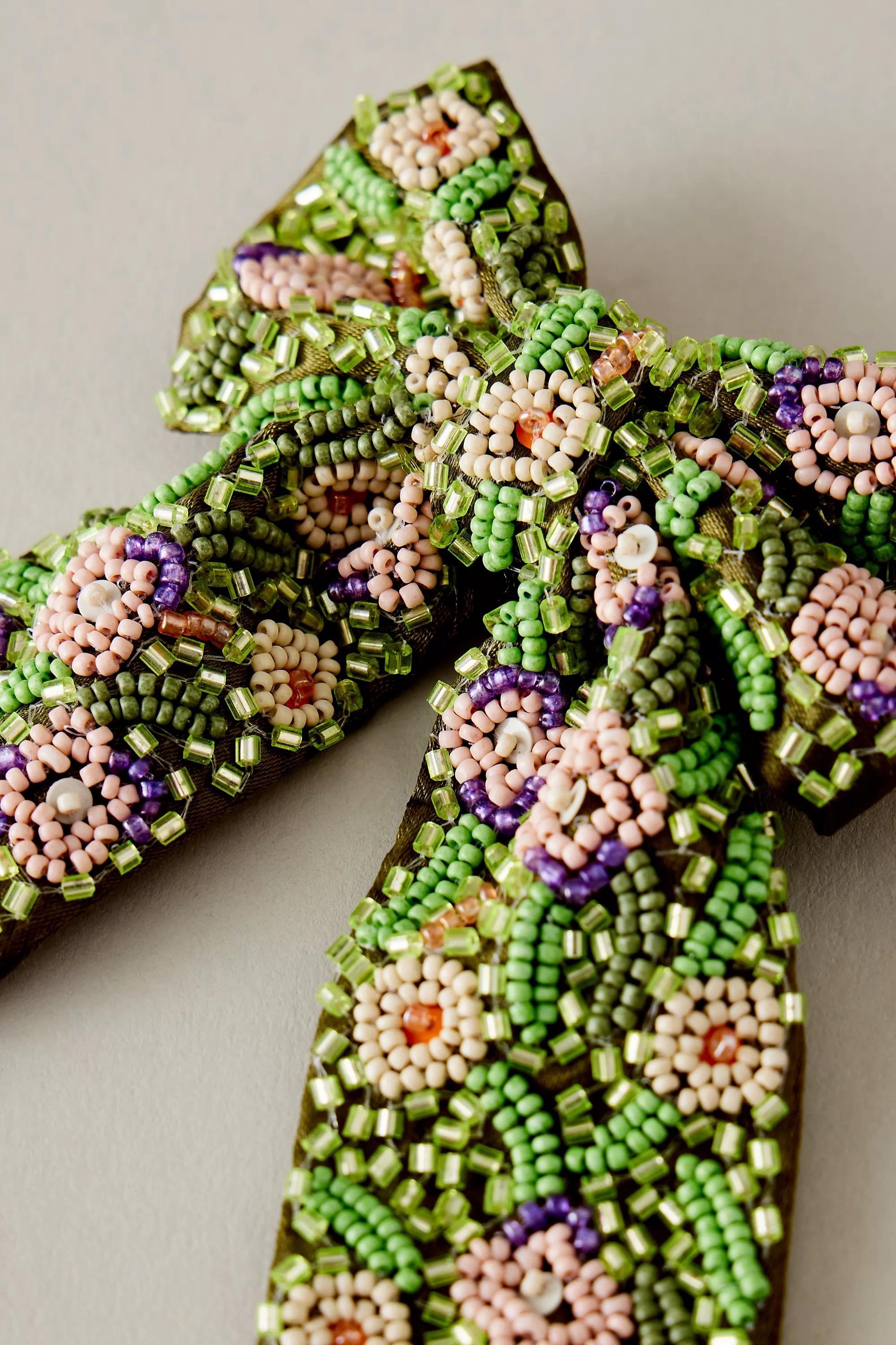 Anthropologie Bow, Green, A501_0030, large image number 1