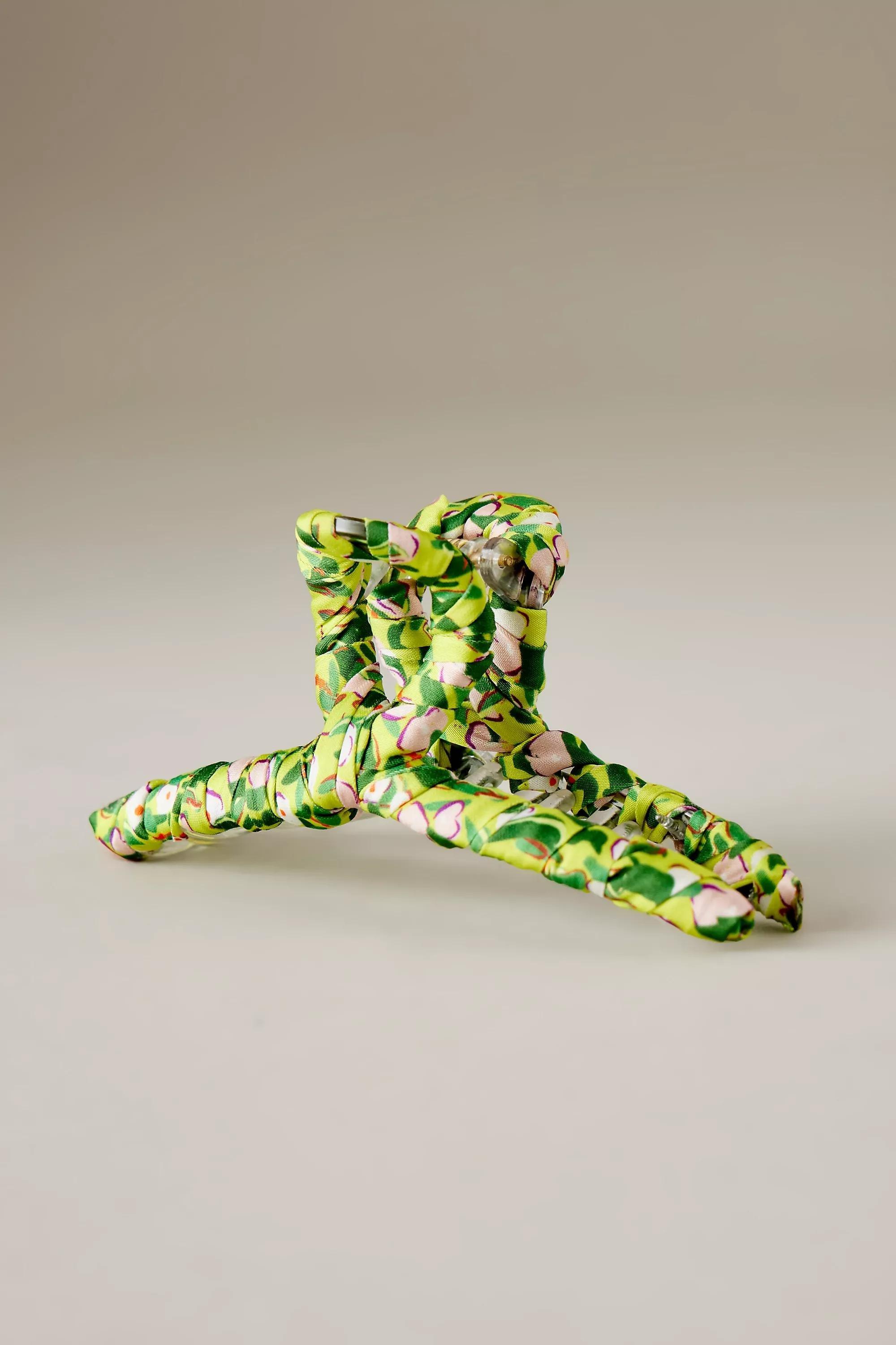Becksondergaard Printed Hair Claw Clip, Green, A501_0060, large image number 0