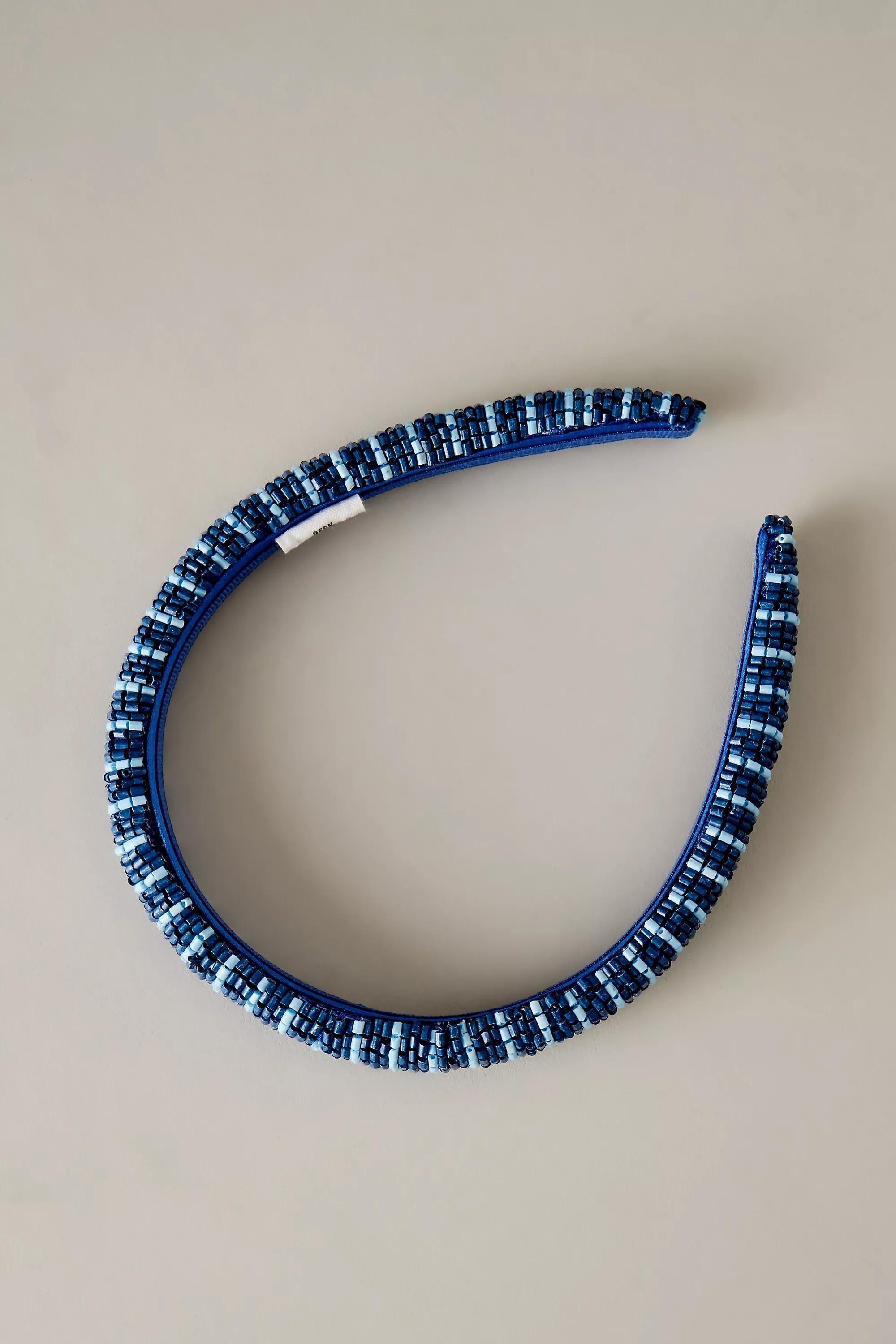 Uk Becks Embelsh Headband, Blue, A501_0040, large image number 0