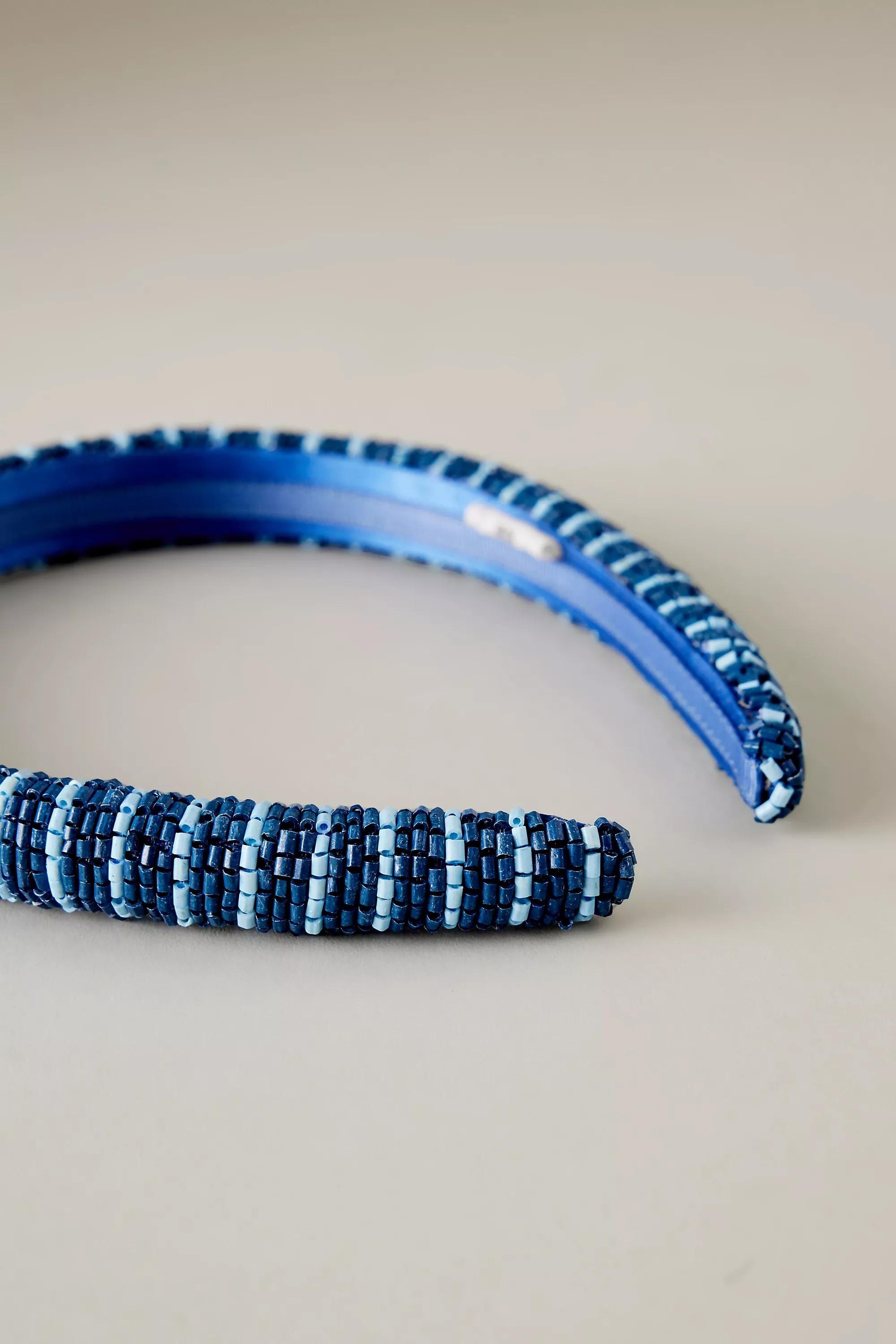 Uk Becks Embelsh Headband, Blue, A501_0040, large image number 1
