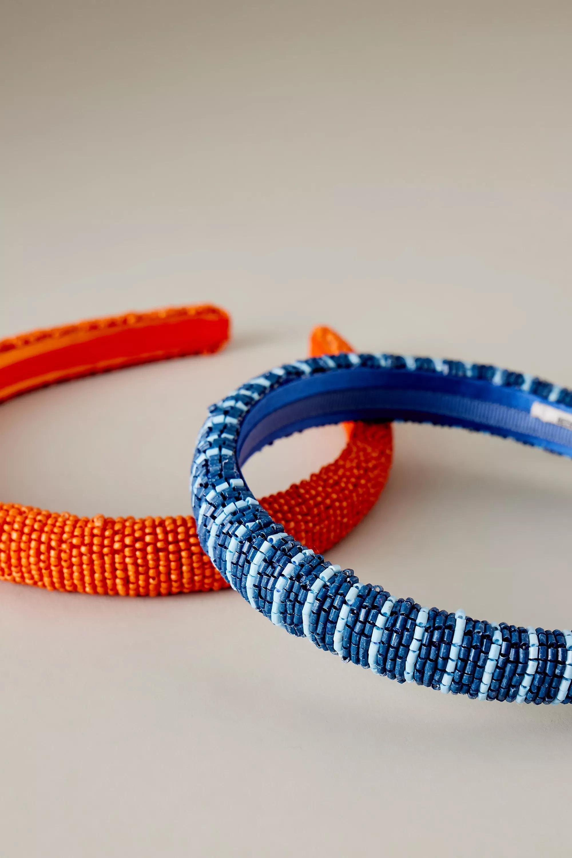 Uk Becks Embelsh Headband, Blue, A501_0040, large image number 2