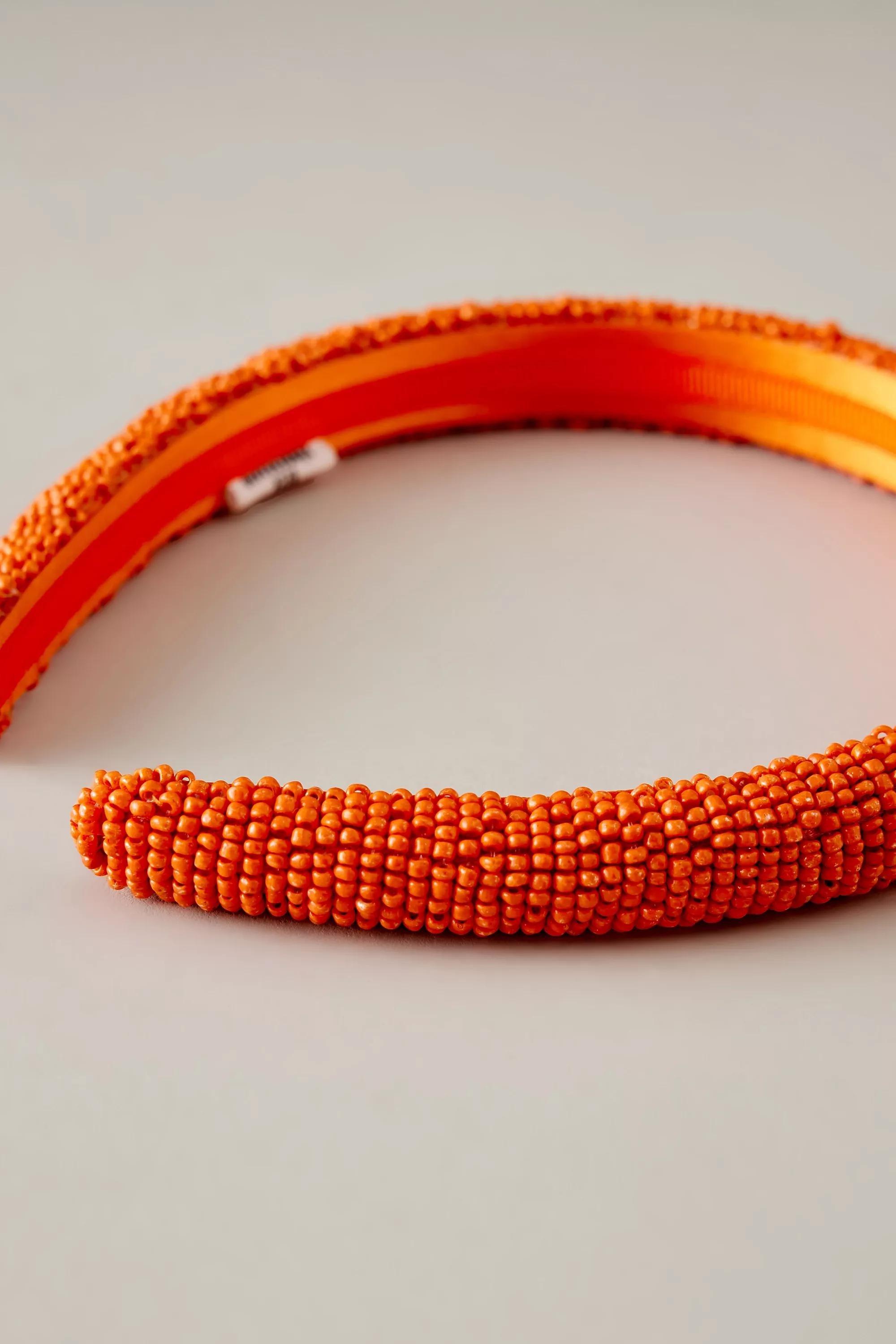 Uk Becks Embelis Headband, Orange, A501_0080, large image number 1