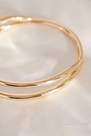 Anthropologie - Double Band Bangle Bracelet, Gold