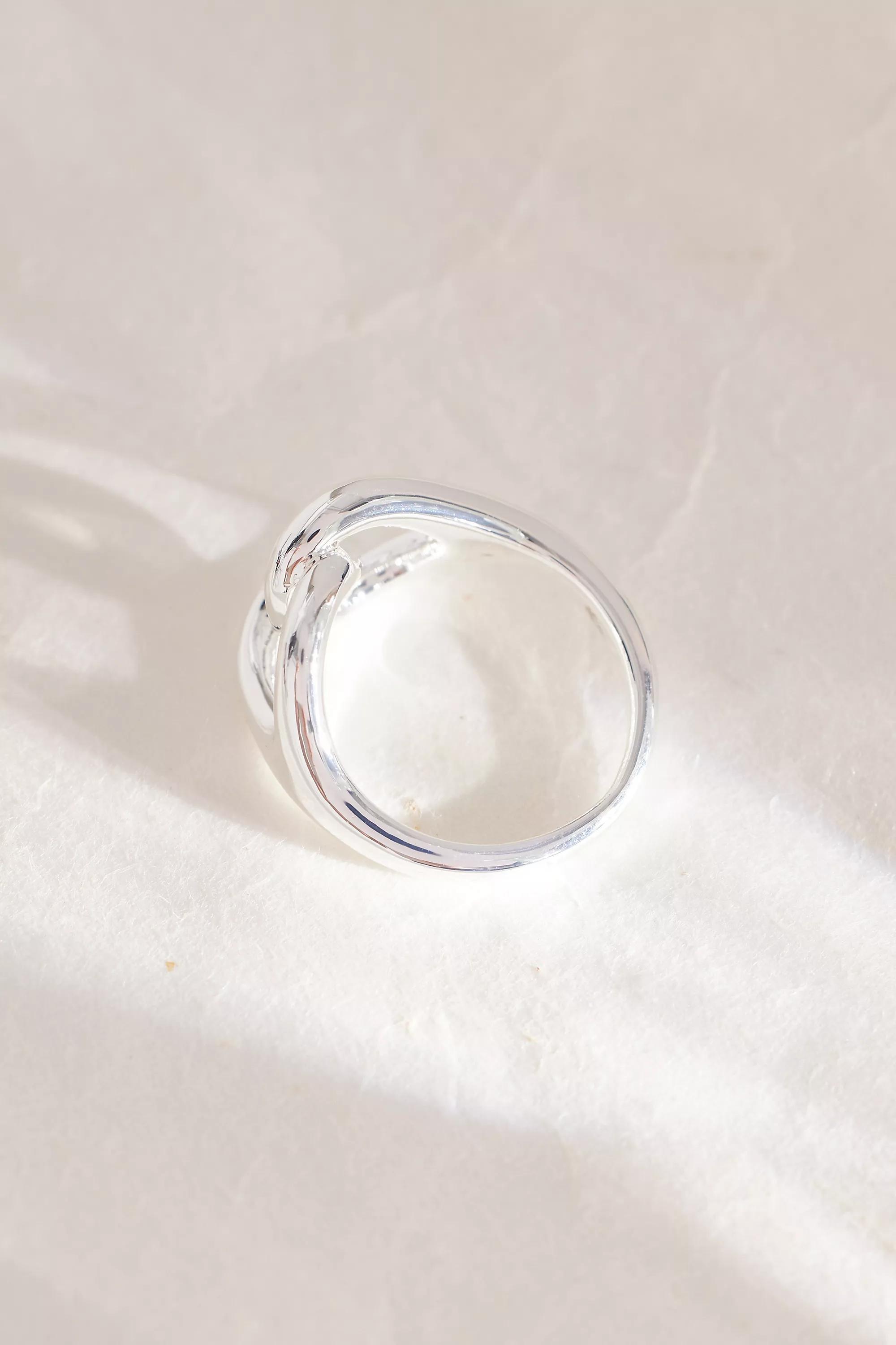 Uk Interlinked Ring, Silver, A501_0007, large image number 3