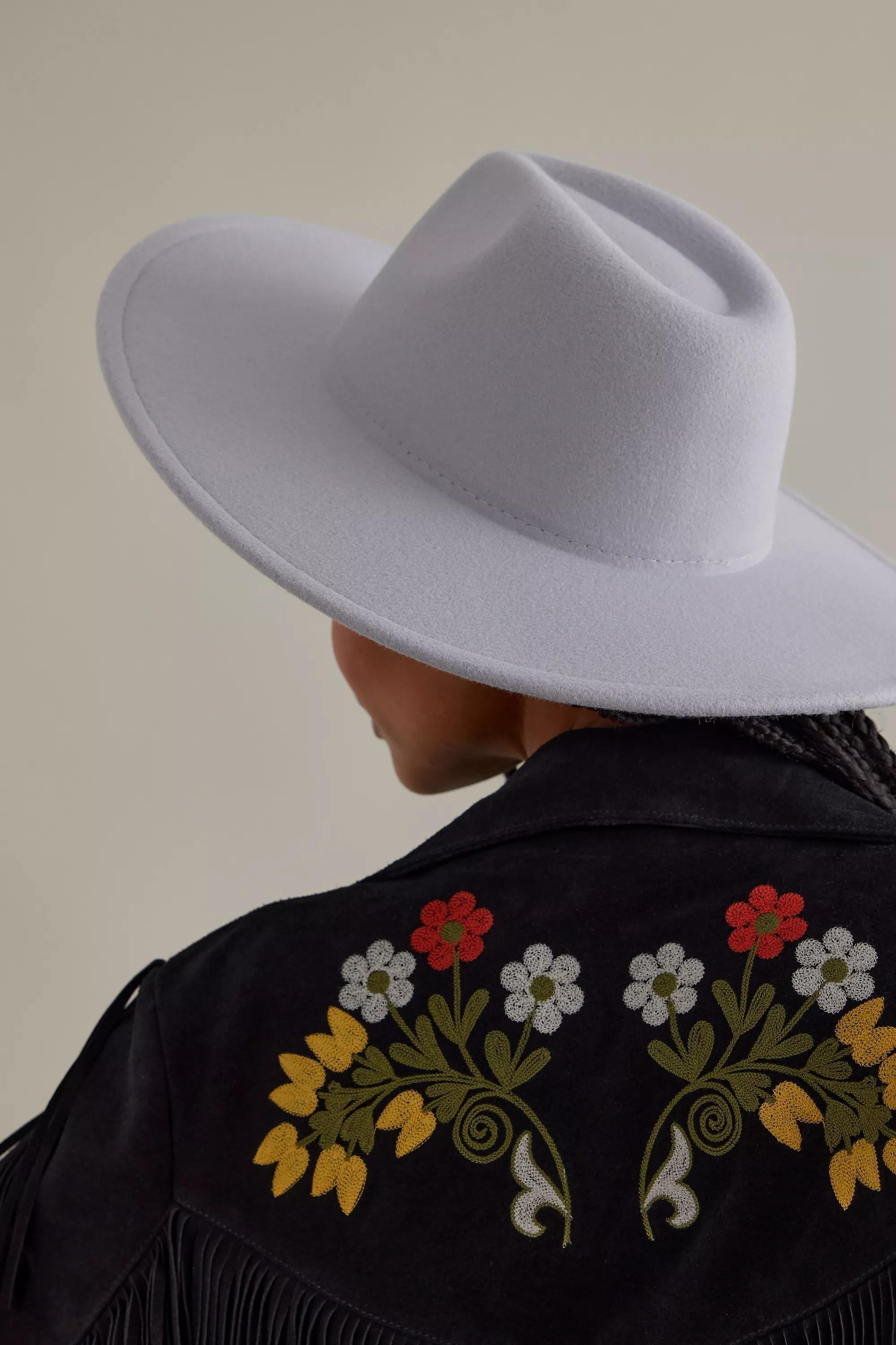 Classic Fedora Hat, Blue, A501_0040, large image number 2