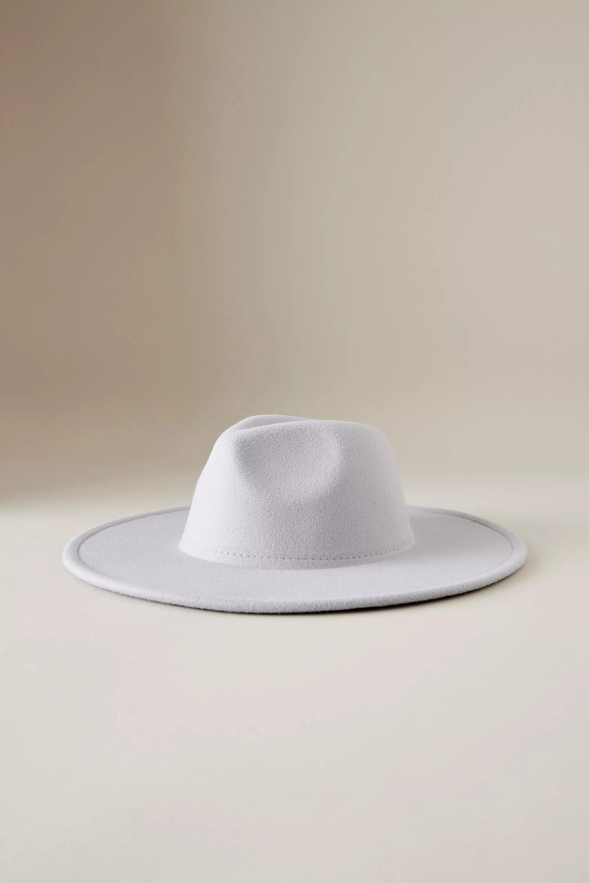 Anthropologie - Classic Fedora Hat, Blue