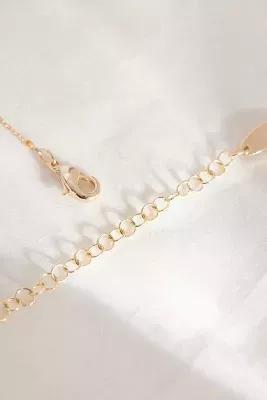 Gold-Plated Colourful Crystal Teardrop Pendant Necklace, Orange, A501_0080, large image number 4