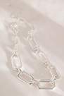Anthropologie - Oversized Chain Necklace, Silver