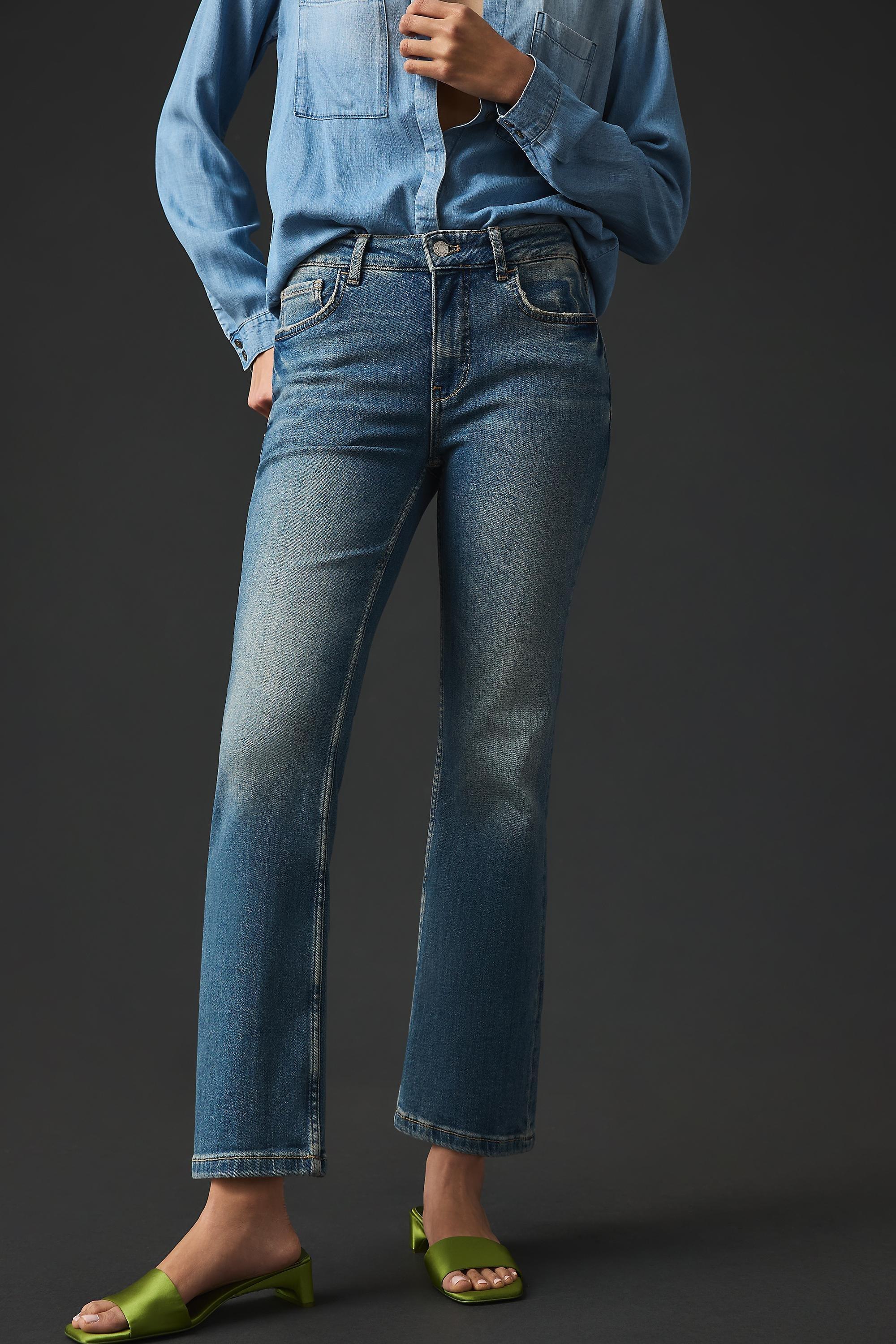 Pilcro Denim The Yaya Mid-Rise Crop Jeans, Blue, A501_0093, large image number 3