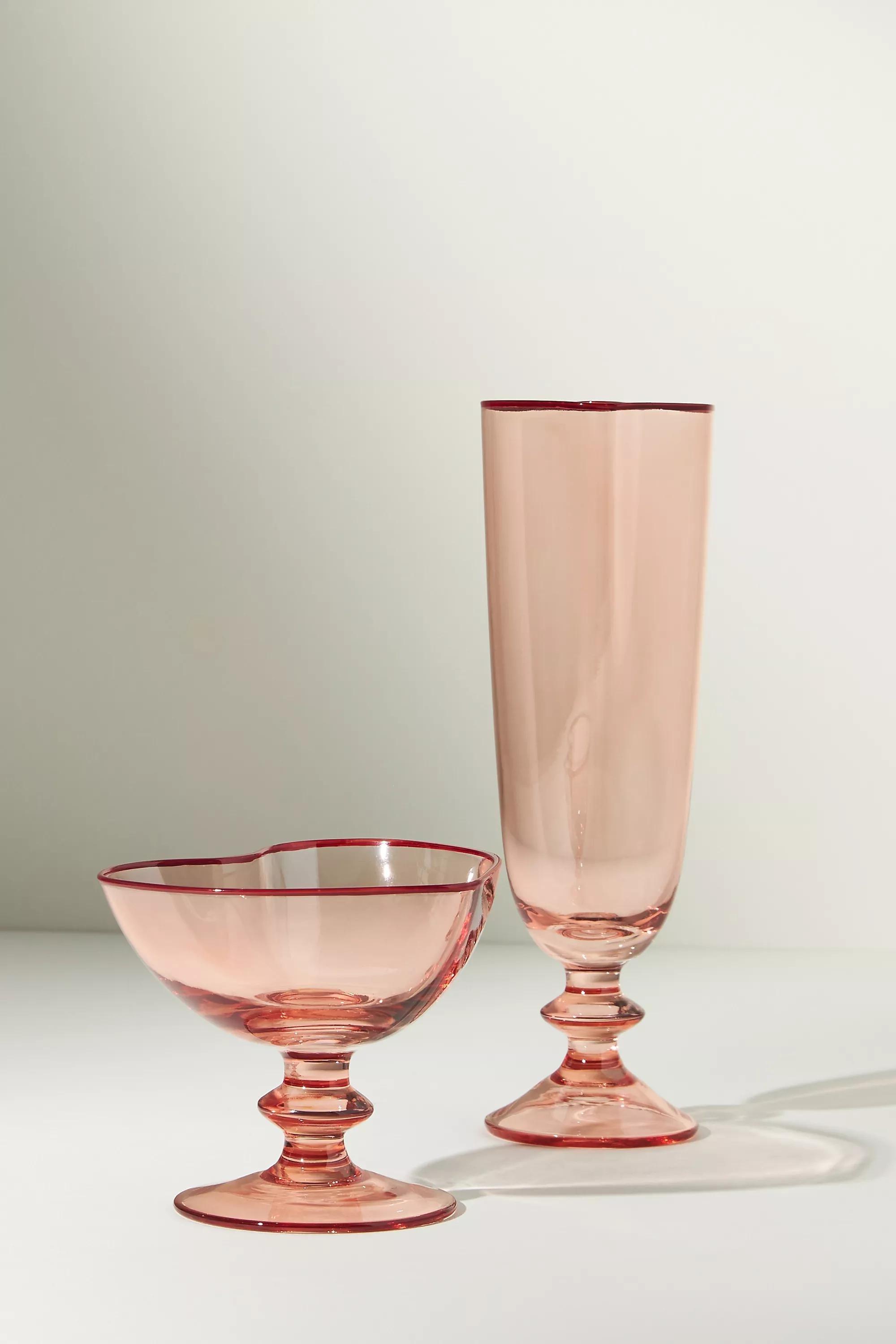 Valeria Coupe Glass, Pink, A501_0066, large image number 1