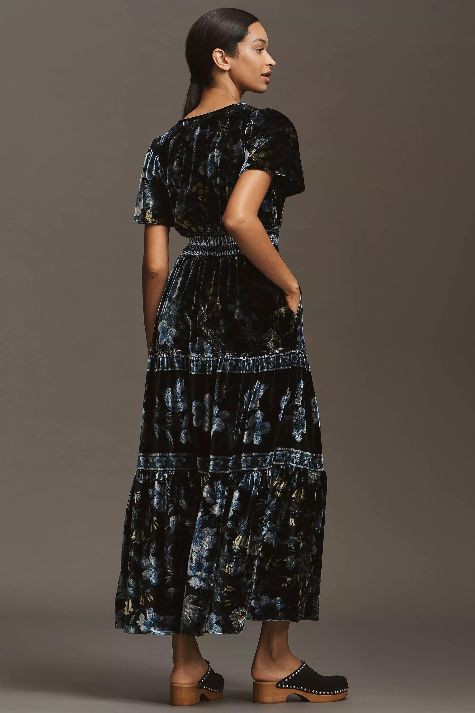 The Somerset Maxi Dress, Green, A501_0042, large image number 4