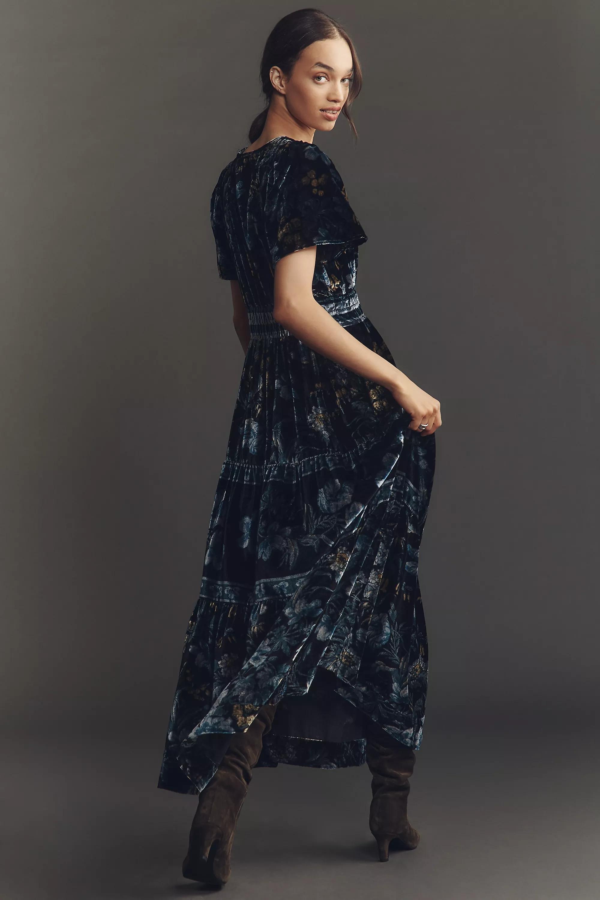 The Somerset Maxi Dress, Green, A501_0042, large image number 6