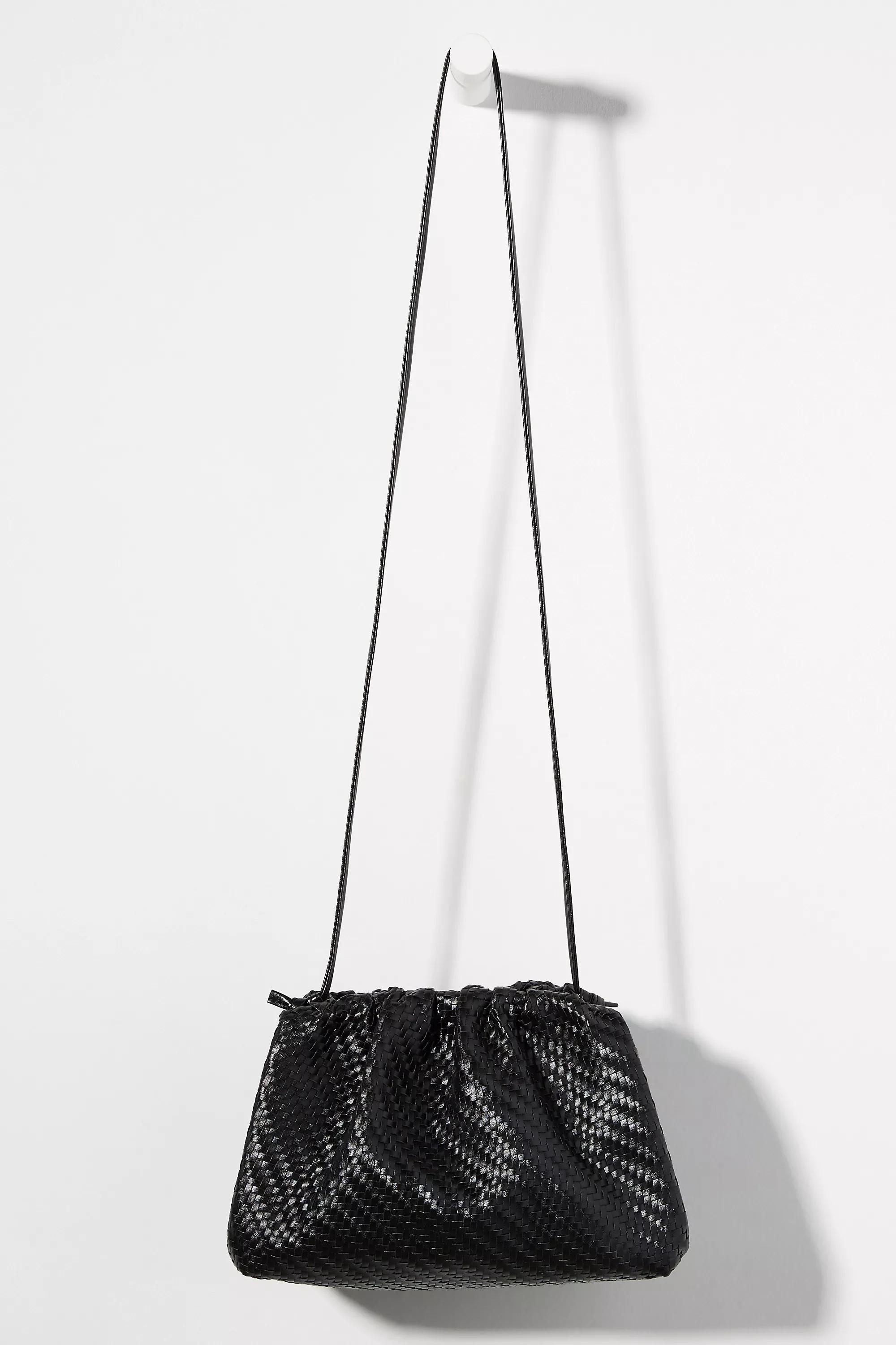 The Frankie Faux-Leather Clutch Bag, Black, A501_0001, large image number 2