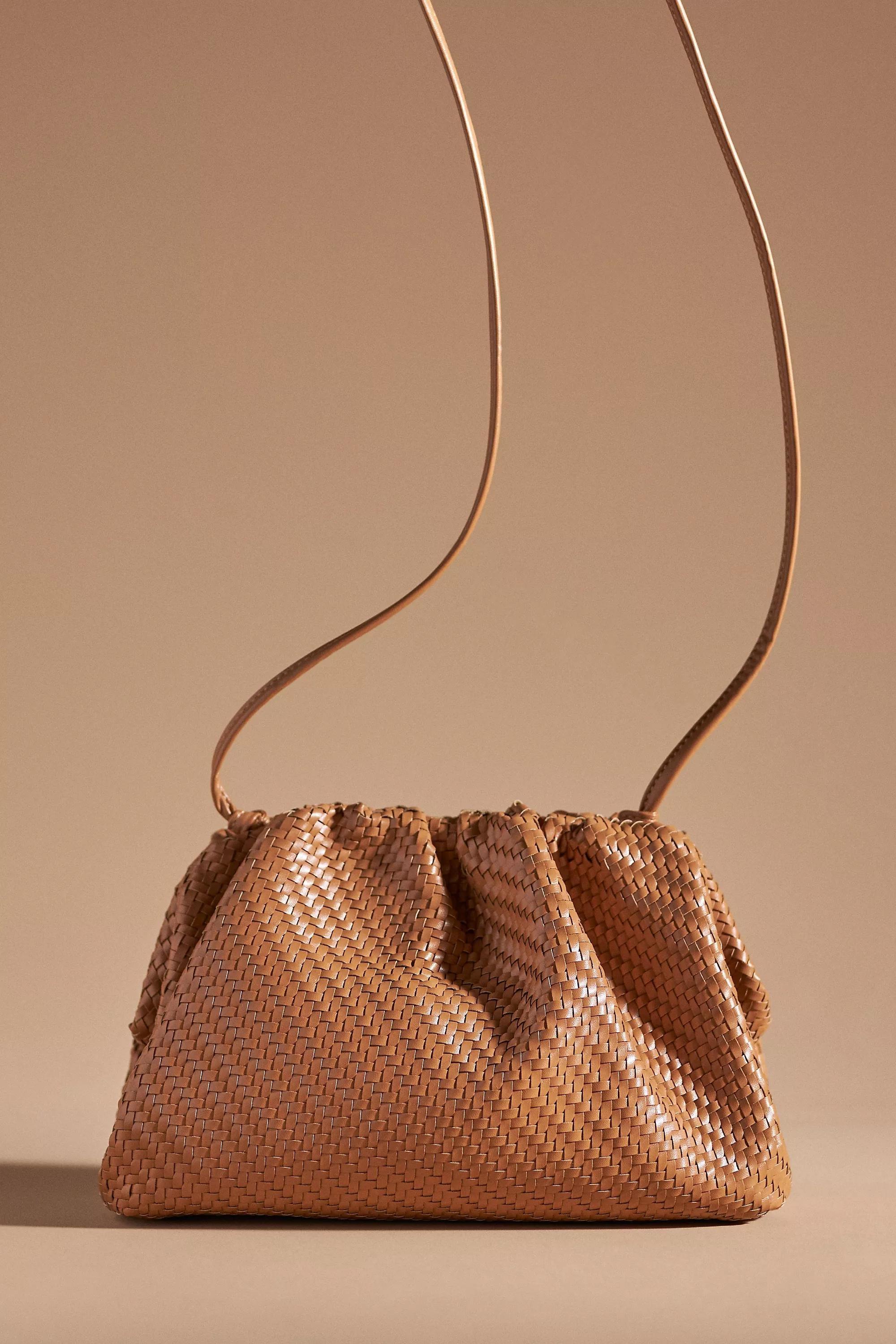 The Frankie Faux-Leather Clutch Bag, Brown, A501_0224, large image number 1