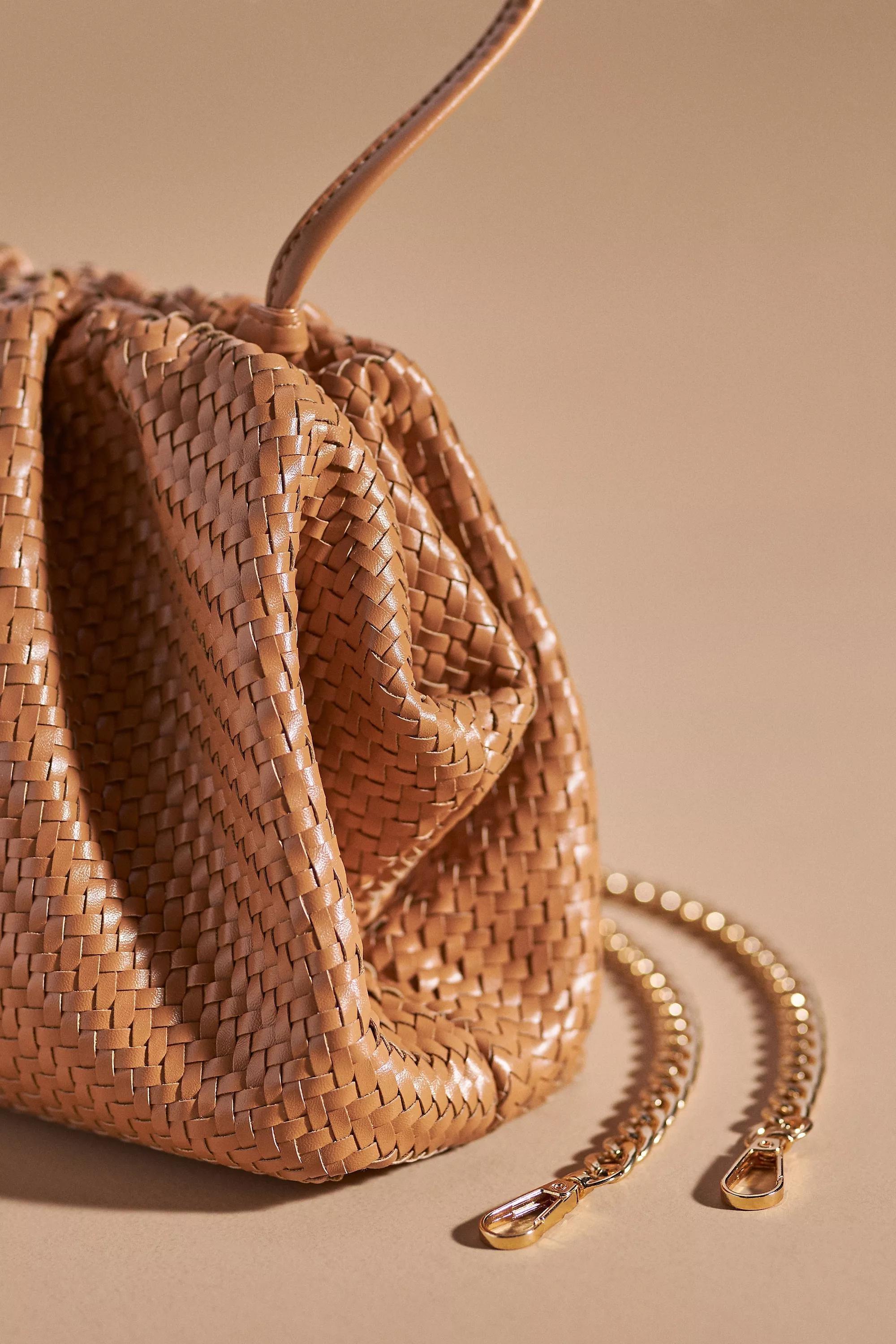 The Frankie Faux-Leather Clutch Bag, Brown, A501_0224, large image number 2