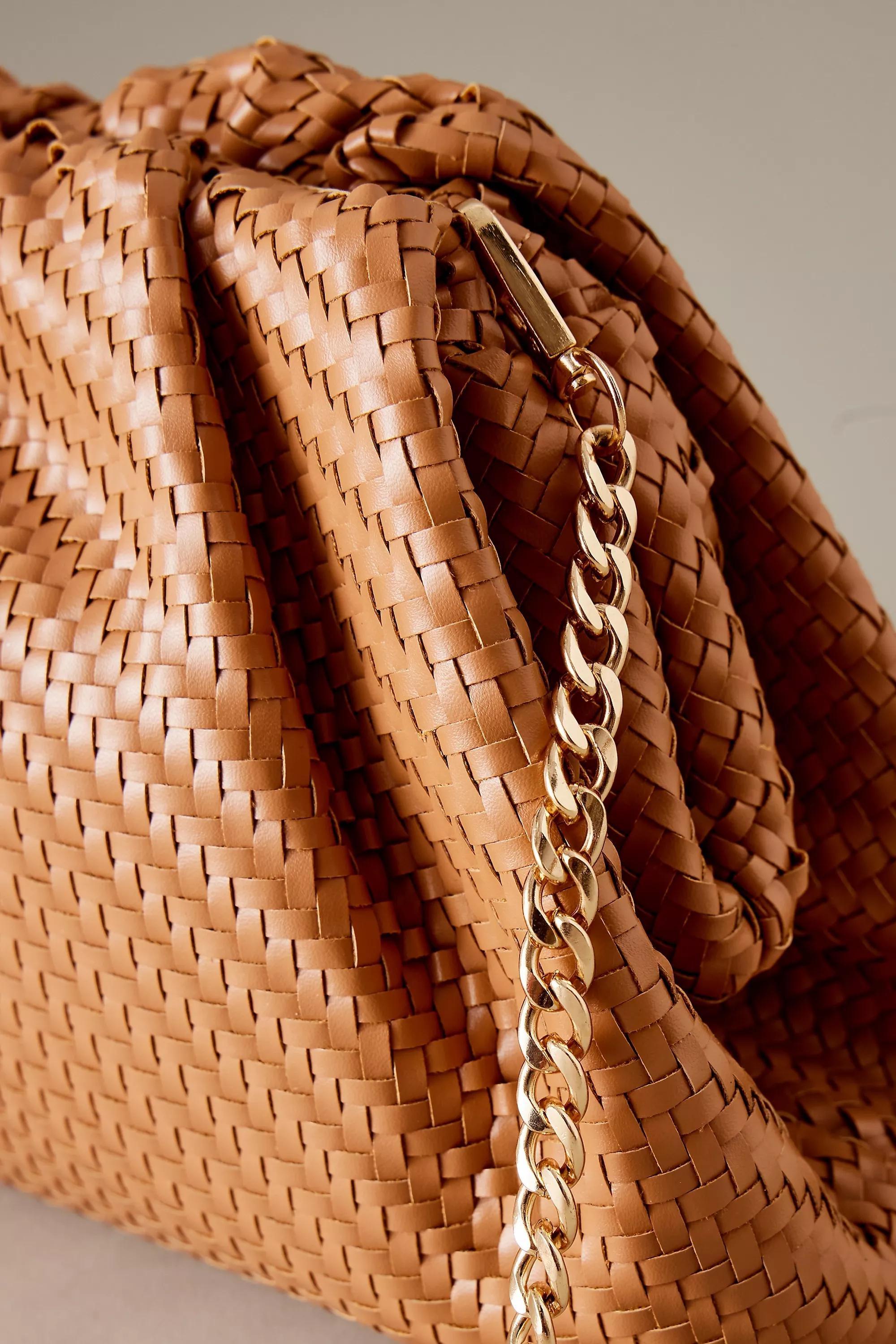 The Frankie Faux-Leather Clutch Bag, Brown, A501_0224, large image number 3