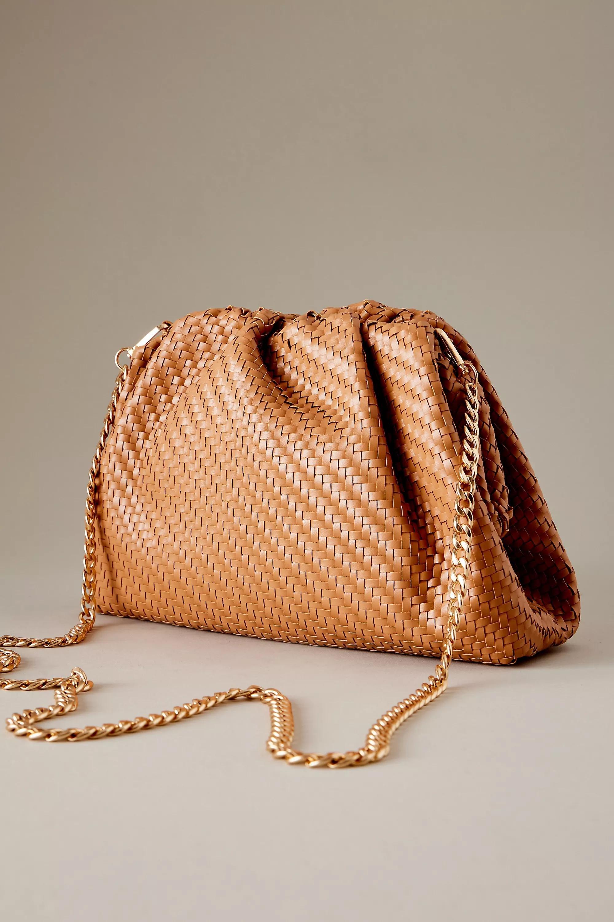 The Frankie Faux-Leather Clutch Bag, Brown, A501_0224, large image number 4
