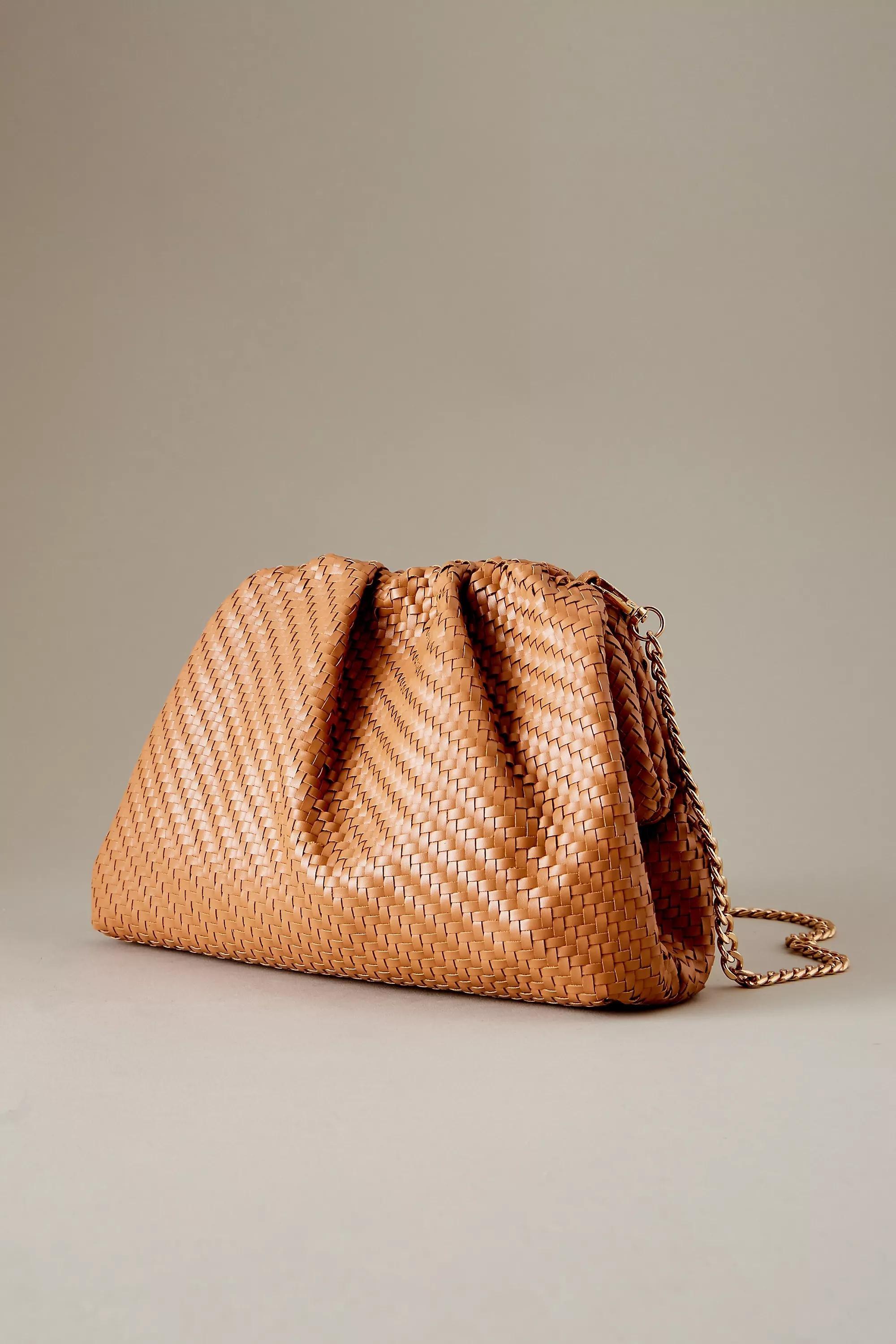 The Frankie Faux-Leather Clutch Bag, Brown, A501_0224, large image number 5