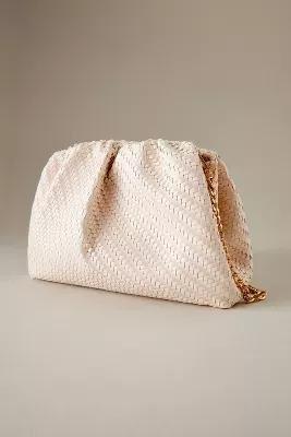 Anthropologie - The Frankie Faux-Leather Clutch Bag, Cream