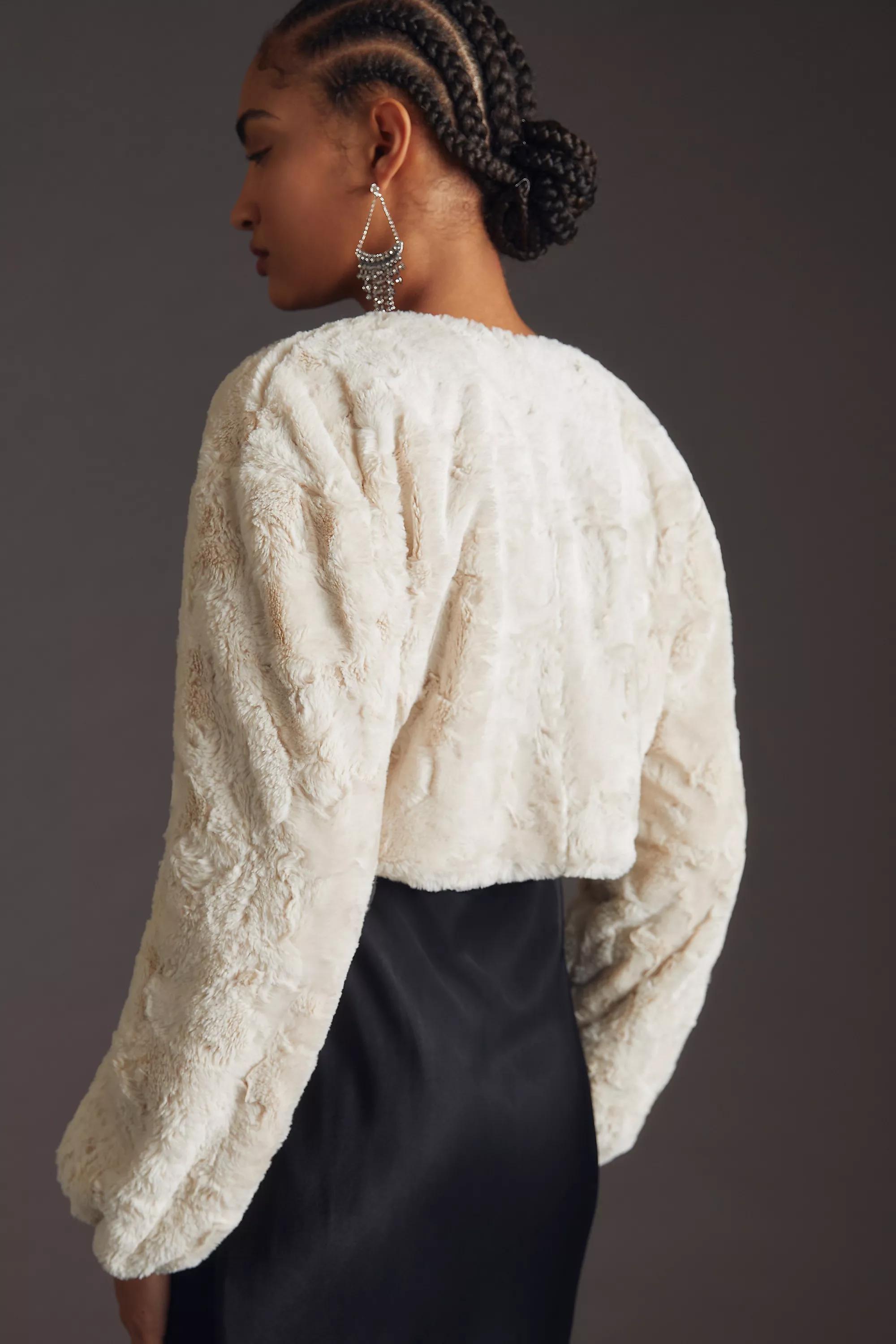 Anthropologie Cardigan, Cream, , large image number 1