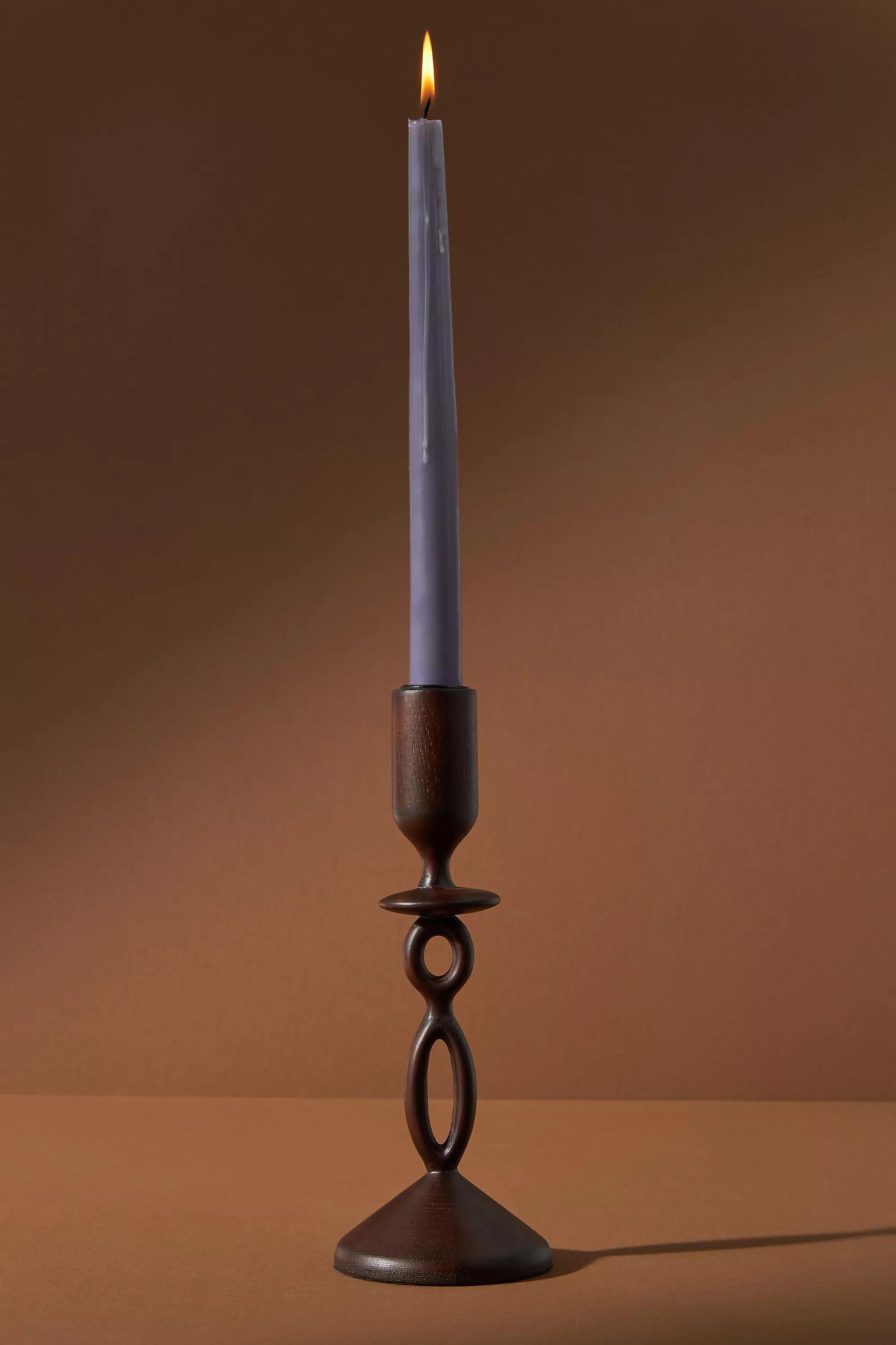 Canela Candlestick Holder, Brown, A501_0220, large image number 4