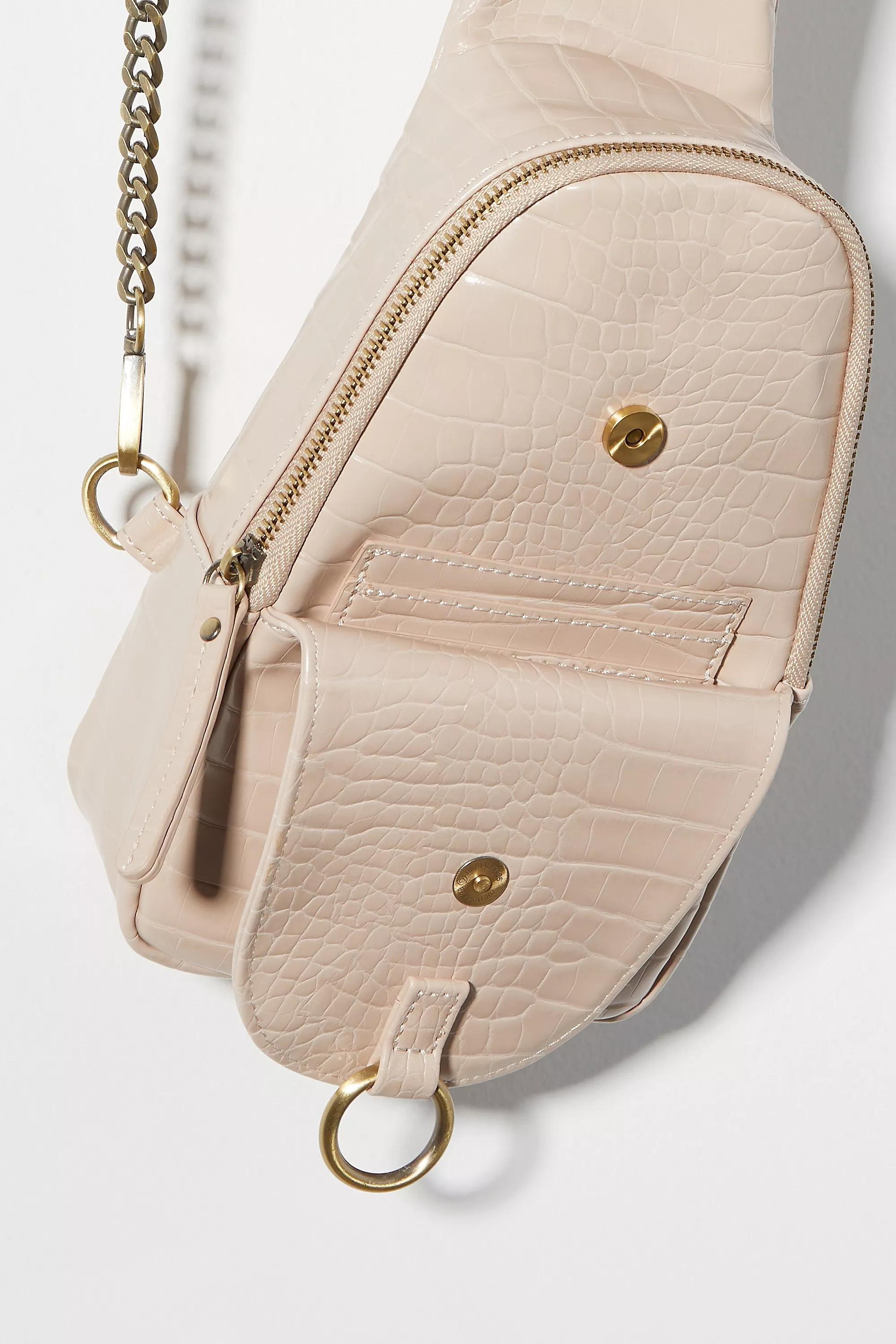 Urban Originals Liberty Sling Bag, Beige, A501_0023, large image number 4