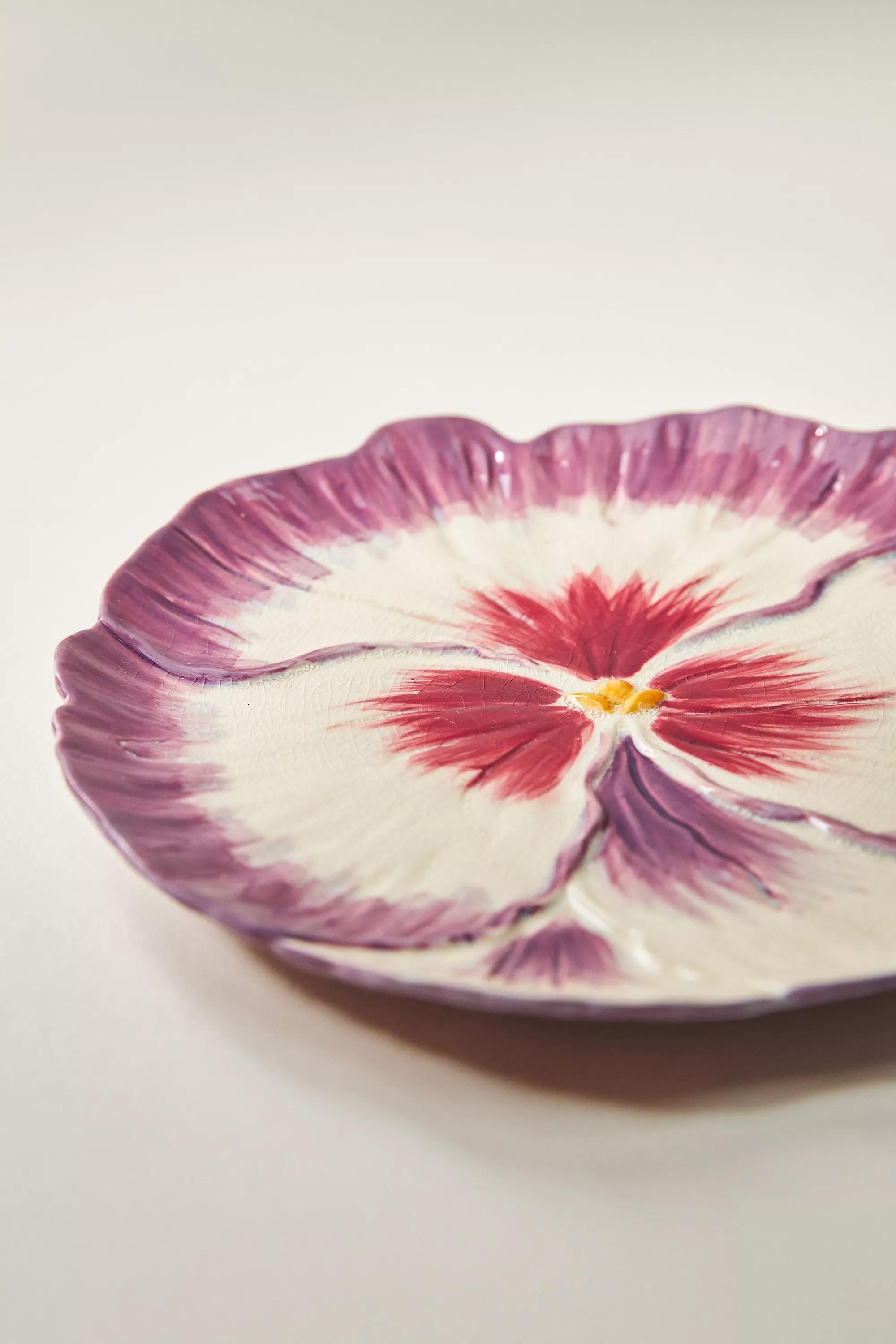 Lilypad Side Plate, Lilac, A501_0055, large image number 2
