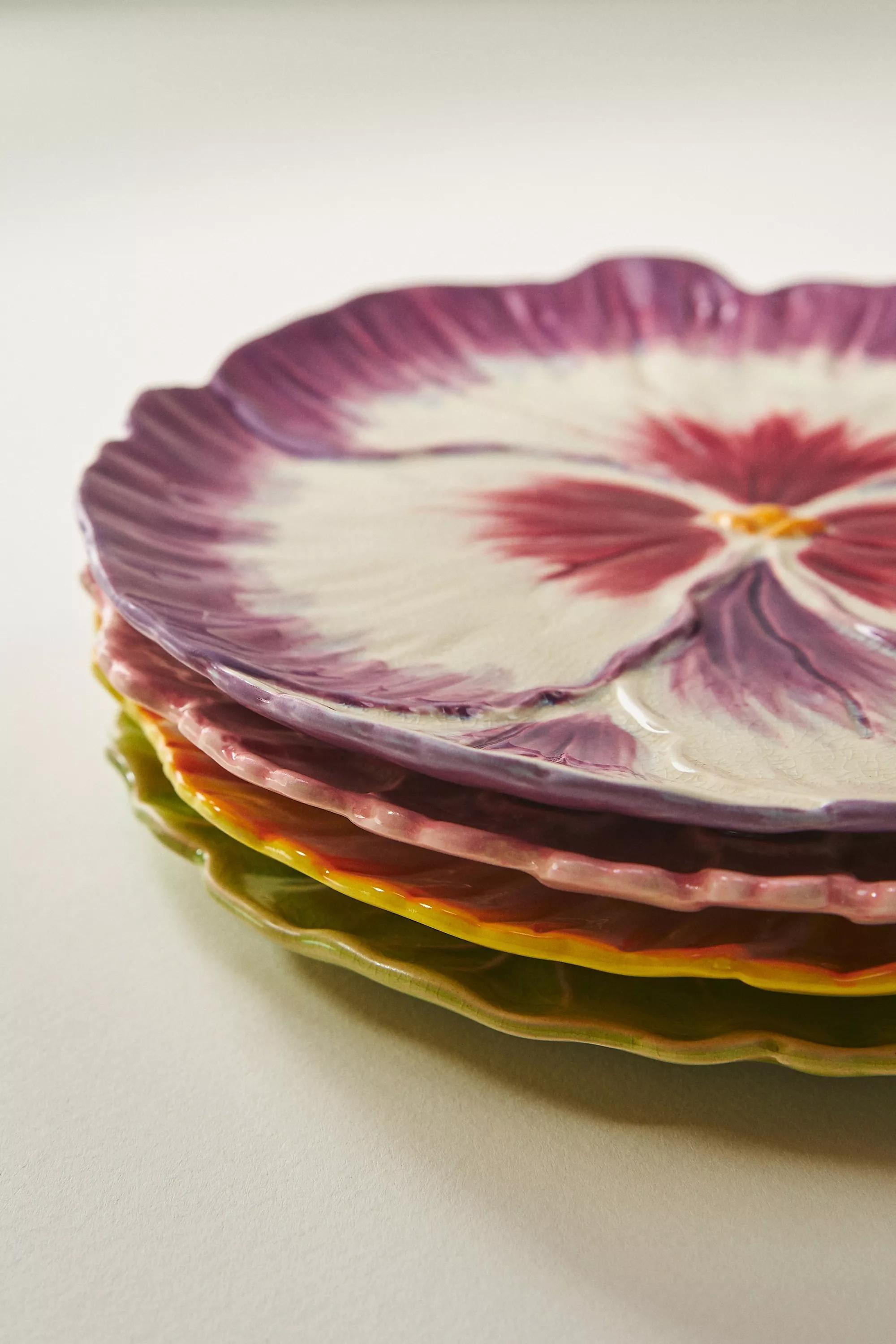 Set Of 4 Lilypad Side Plates, Assort, A501_0000, large image number 1