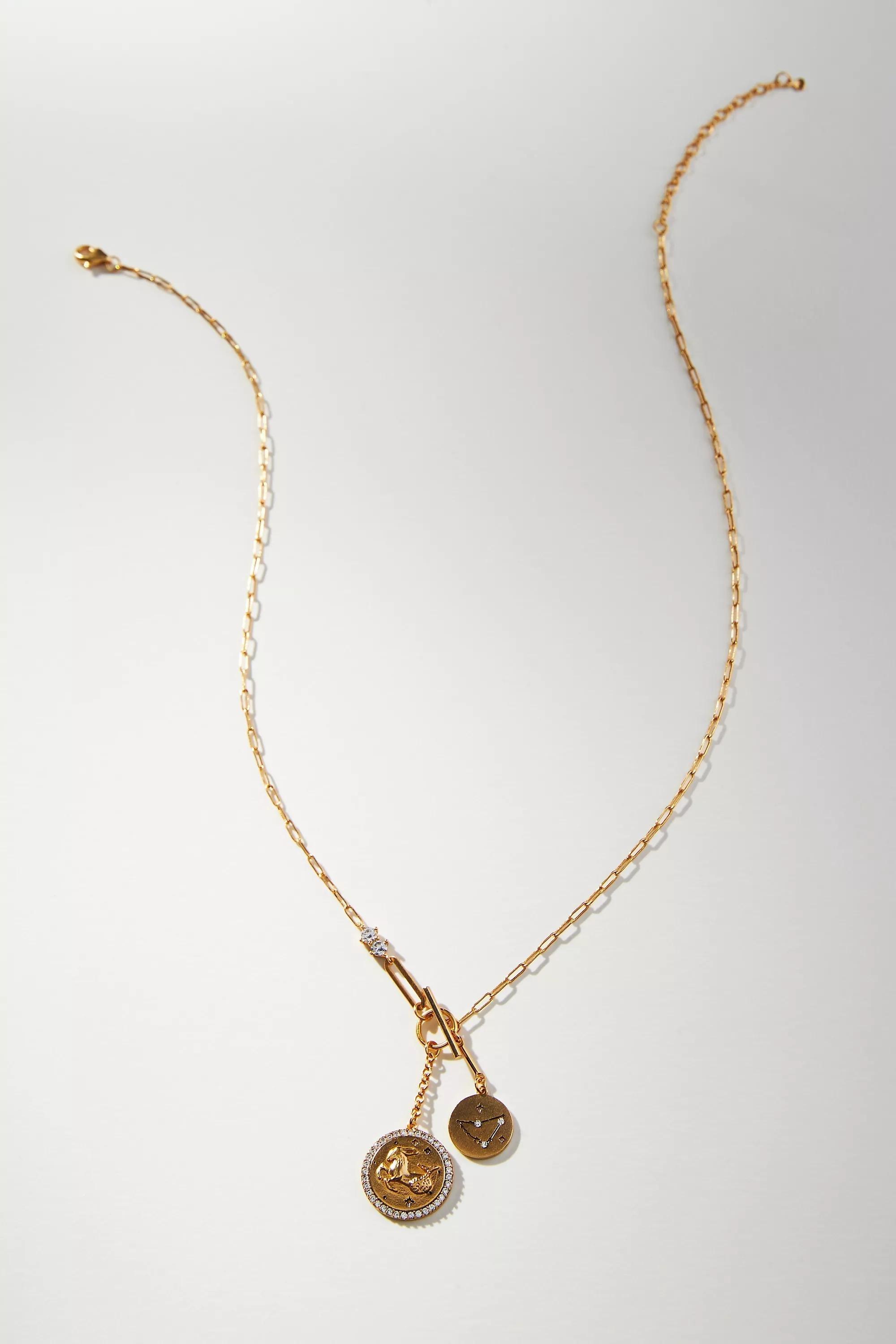 CAPRICORN Zodiac Pendant Necklace, A501_0810, large image number 1