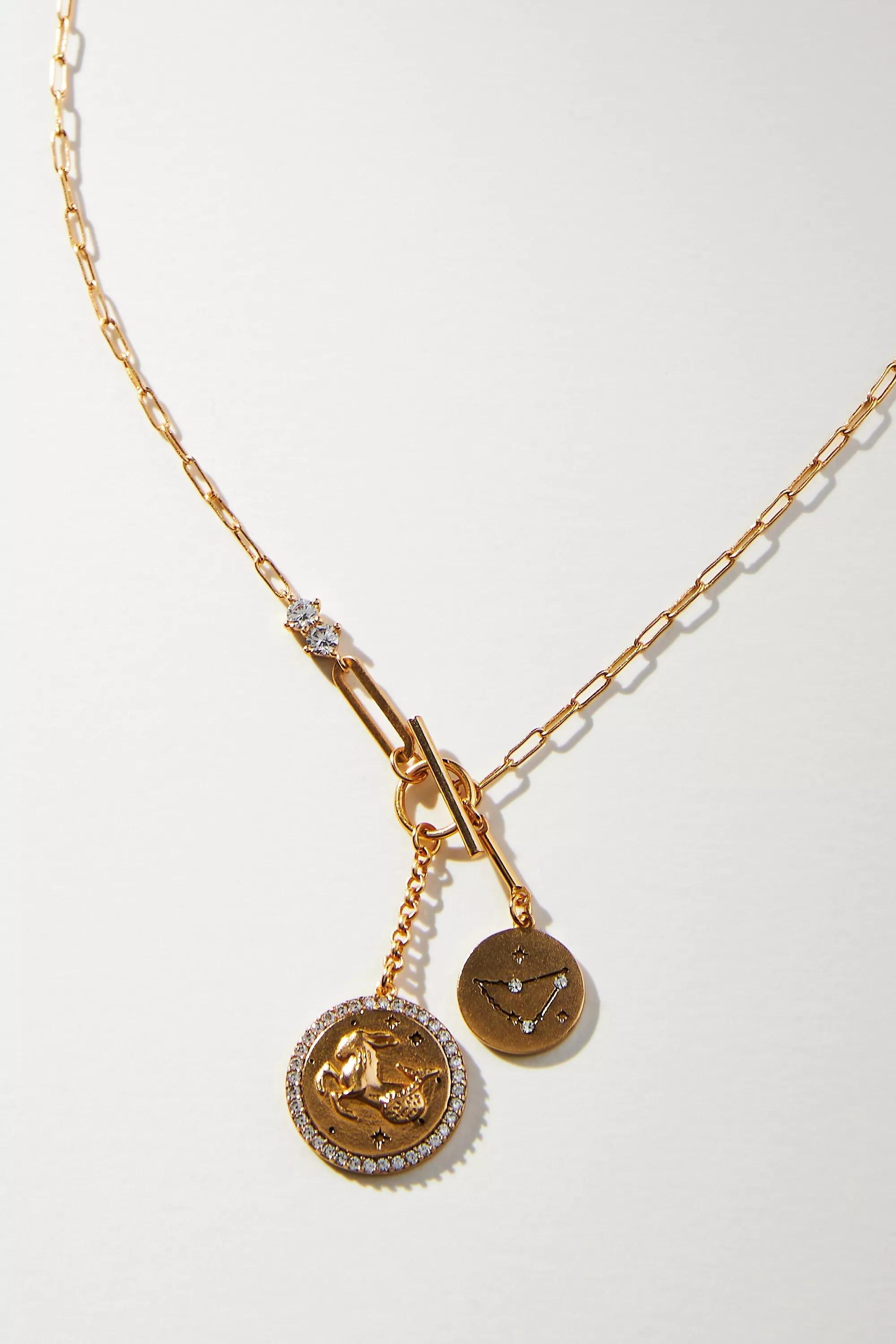 CAPRICORN Zodiac Pendant Necklace, A501_0810, large image number 3