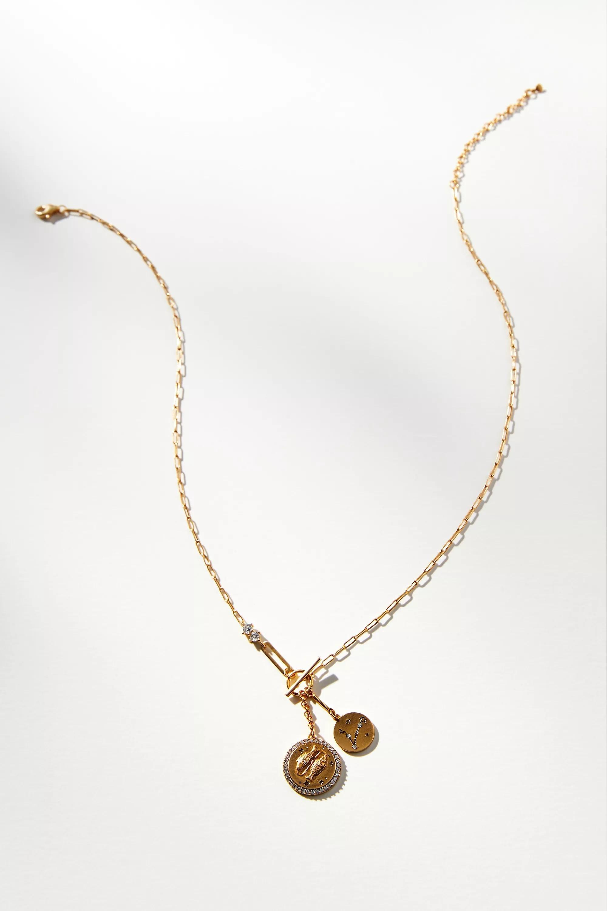 Anthropologie clearance zodiac necklace